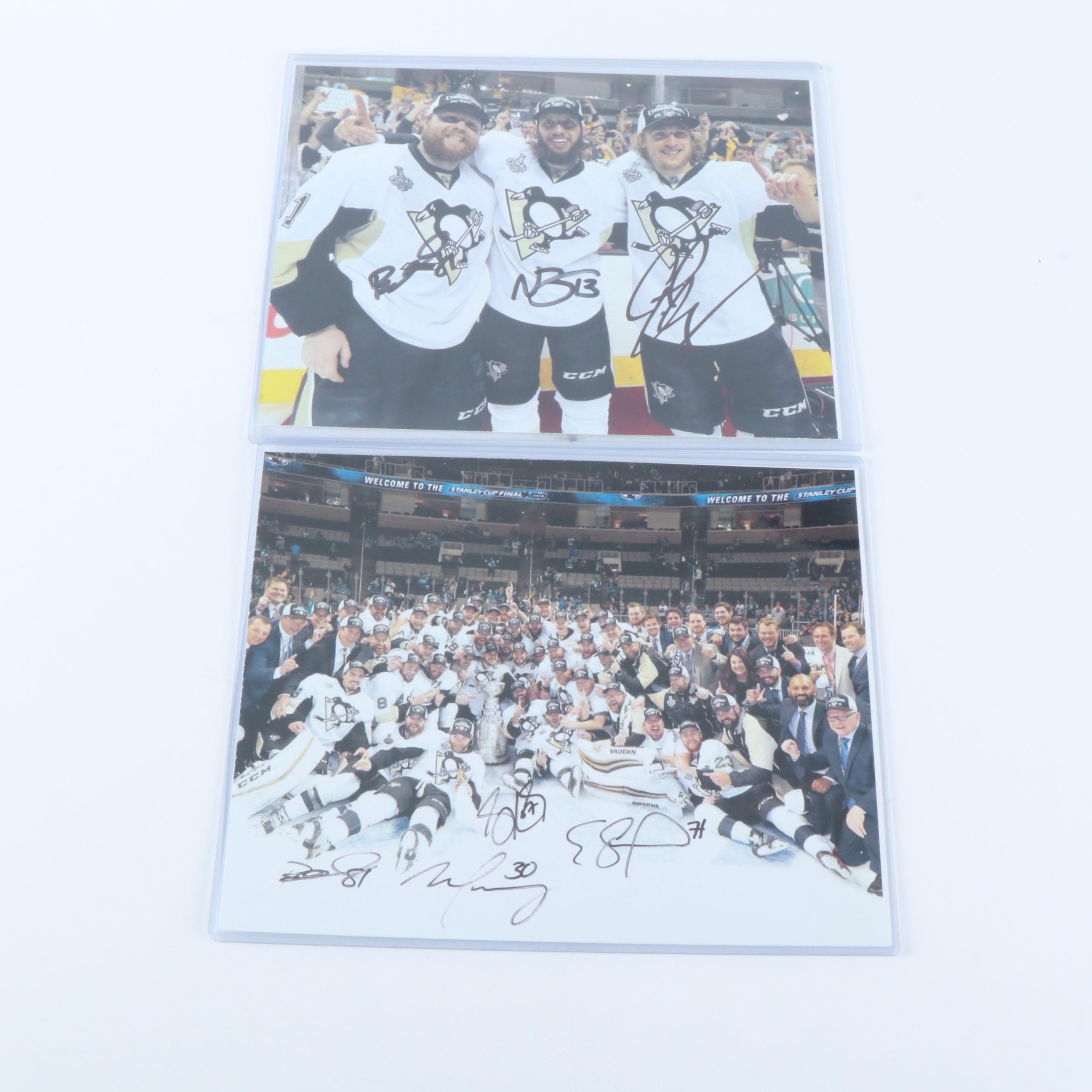 Pittsburgh Penguins Player Signed Hockey Prints with More