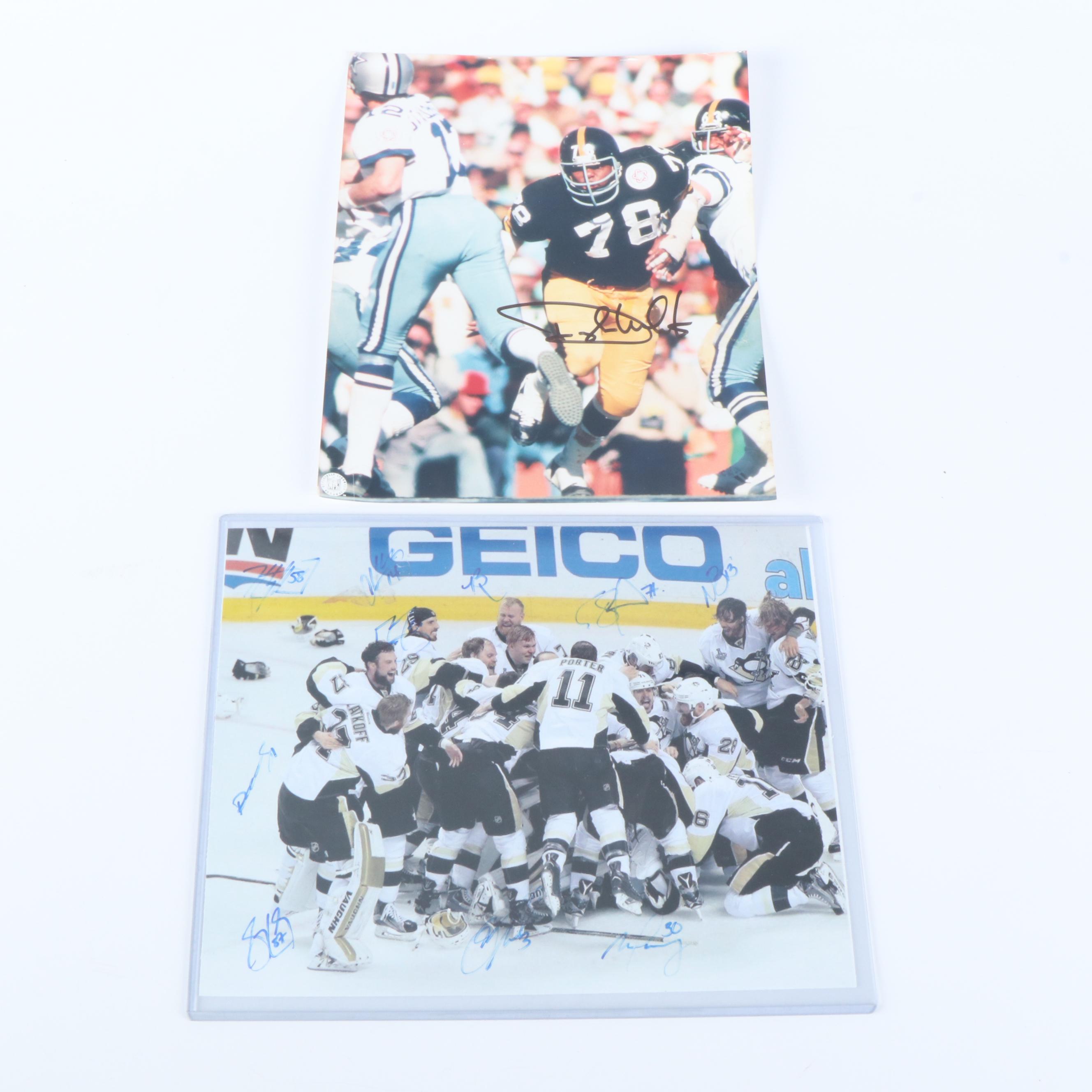 Pittsburgh Penguins Player Signed Hockey Prints with More