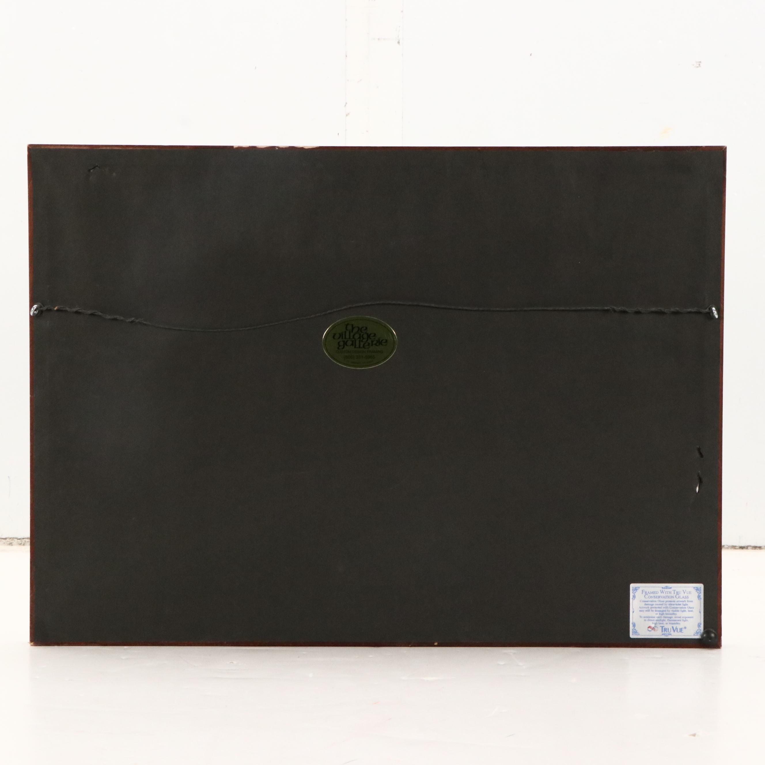 Ehrgott & Krebs Lithograph "View of Davidson Fountain," Late 19th Century