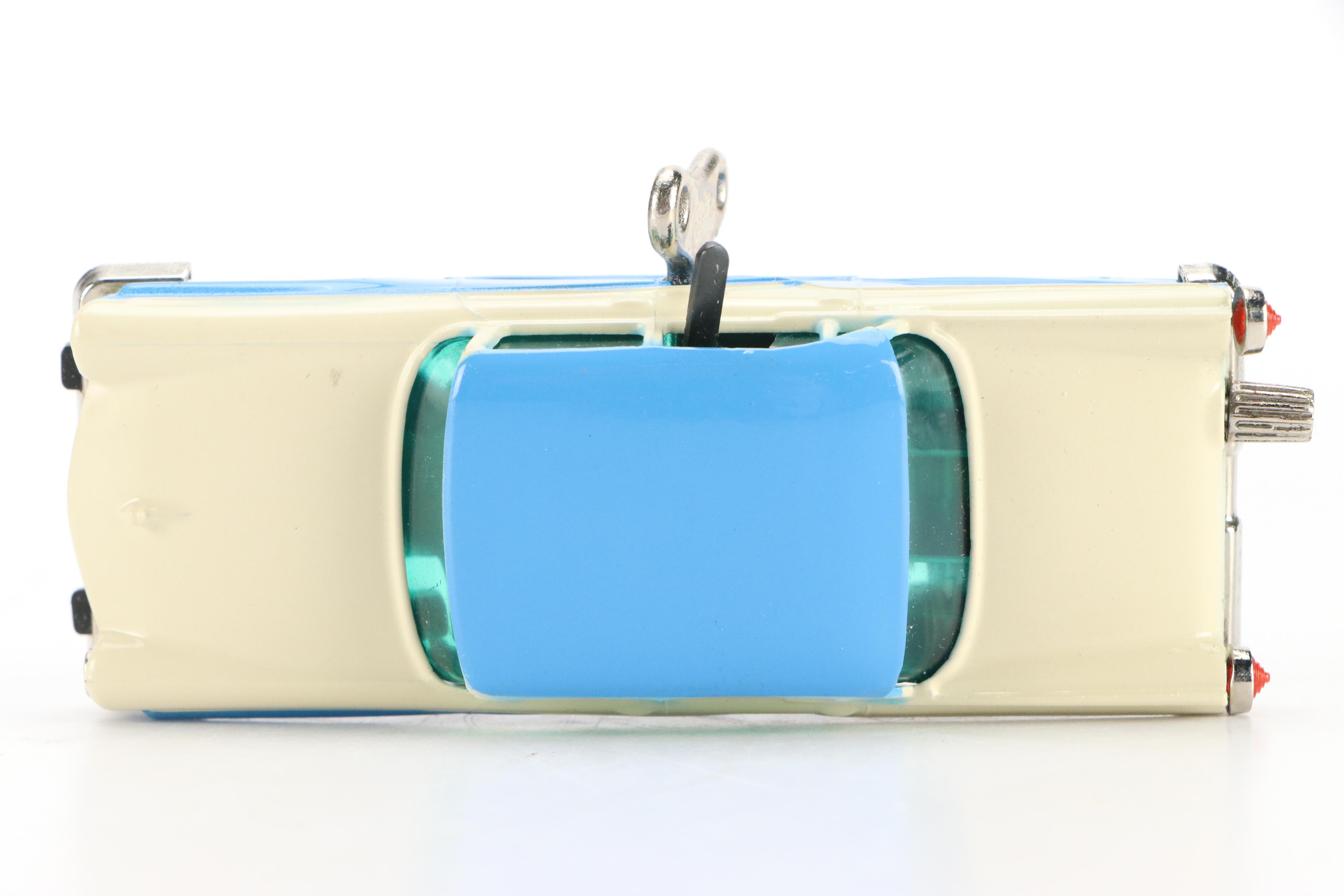 Schuco "Ford Custom 300" Micro Racer Toy Wind-Up Car, 1960s