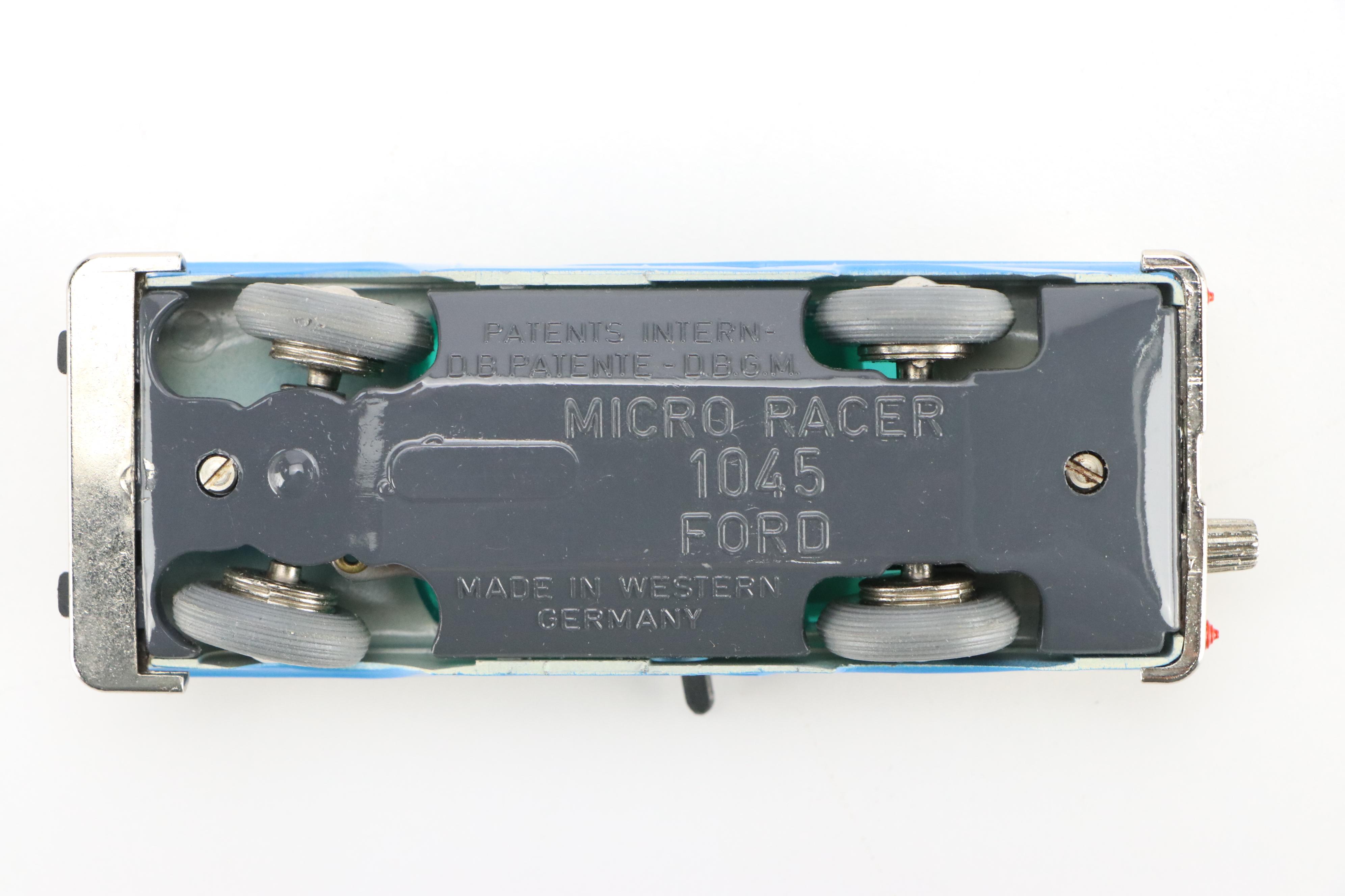 Schuco "Ford Custom 300" Micro Racer Toy Wind-Up Car, 1960s