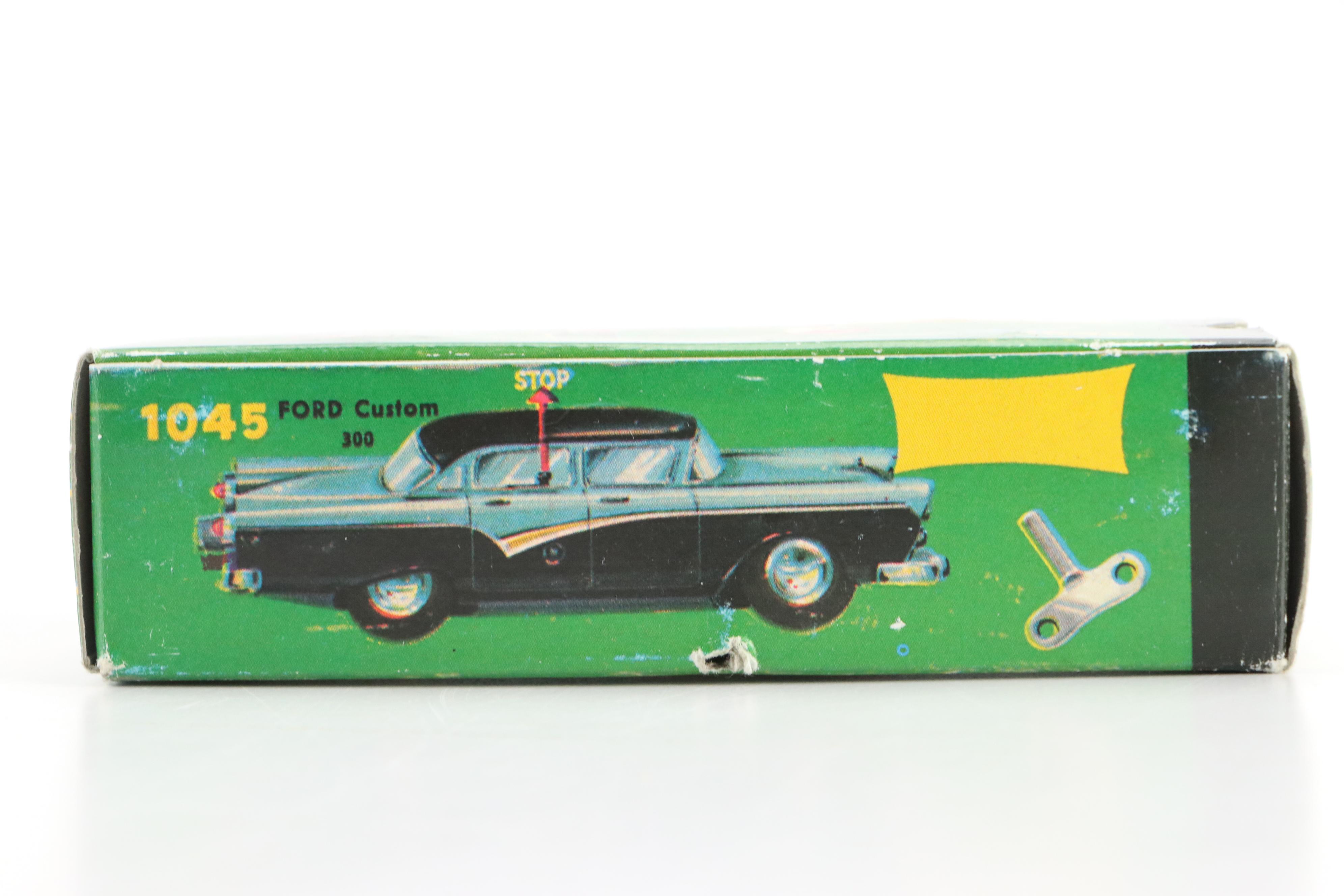 Schuco "Ford Custom 300" Micro Racer Toy Wind-Up Car, 1960s