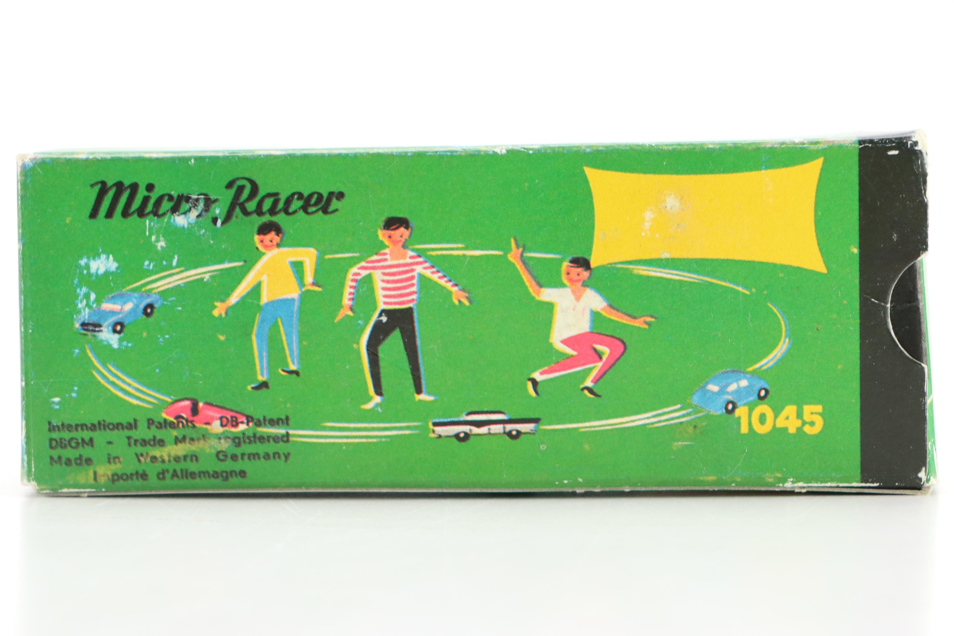 Schuco "Ford Custom 300" Micro Racer Toy Wind-Up Car, 1960s