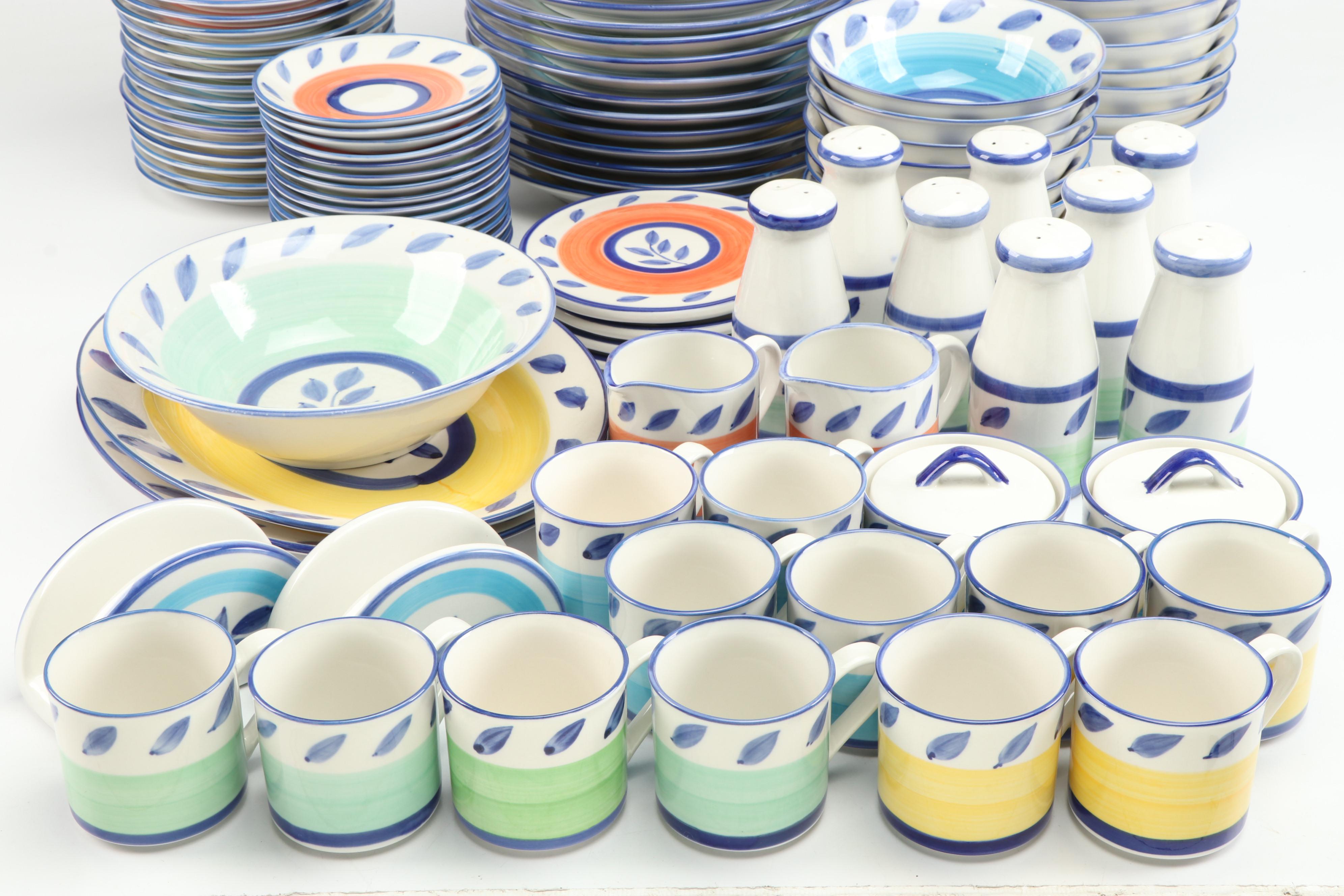 Tabletops Unlimited "Autumn Blue" Ceramic Dinnerware and Table Accessories