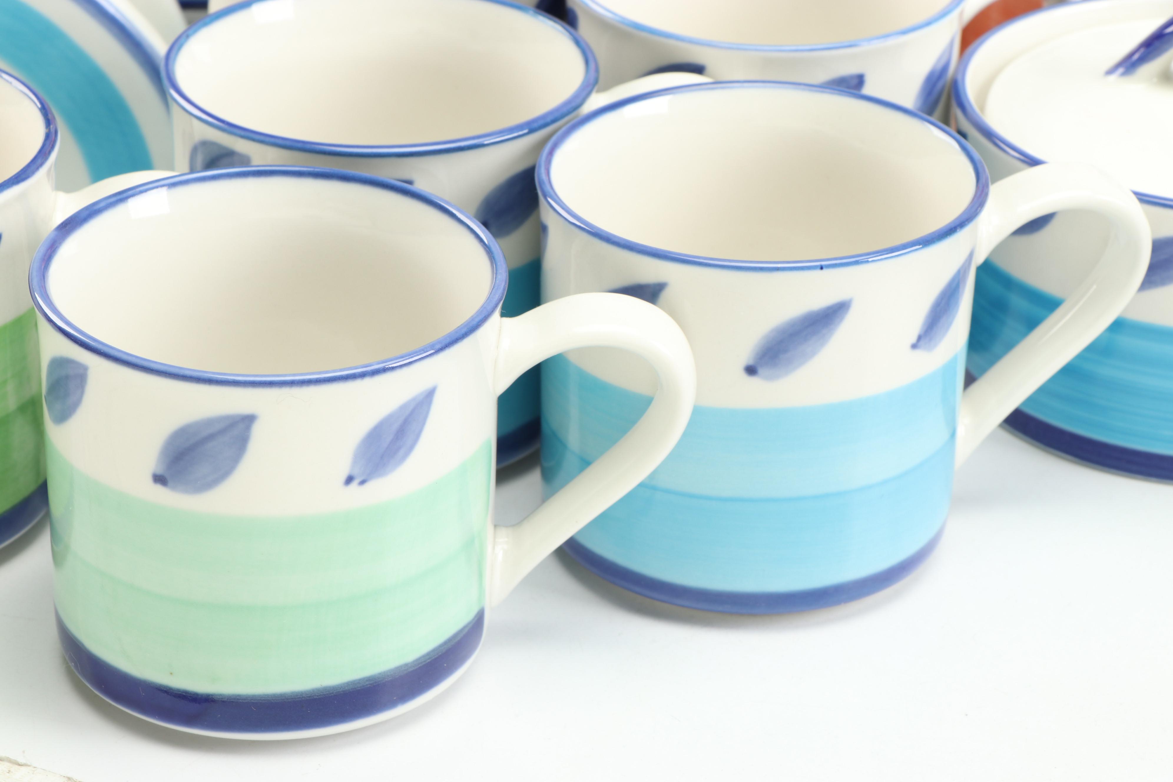 Tabletops Unlimited "Autumn Blue" Ceramic Dinnerware and Table Accessories