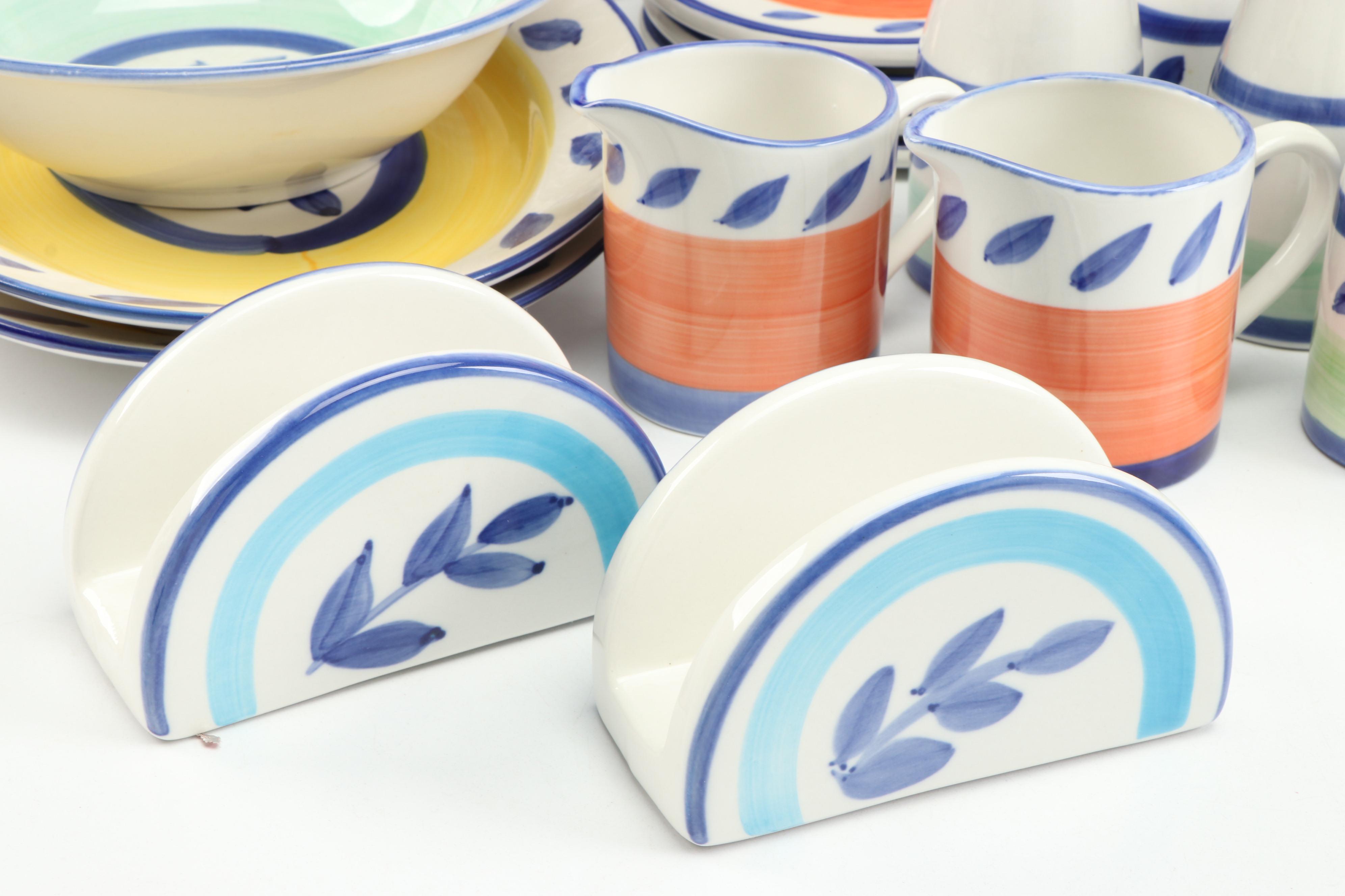 Tabletops Unlimited "Autumn Blue" Ceramic Dinnerware and Table Accessories