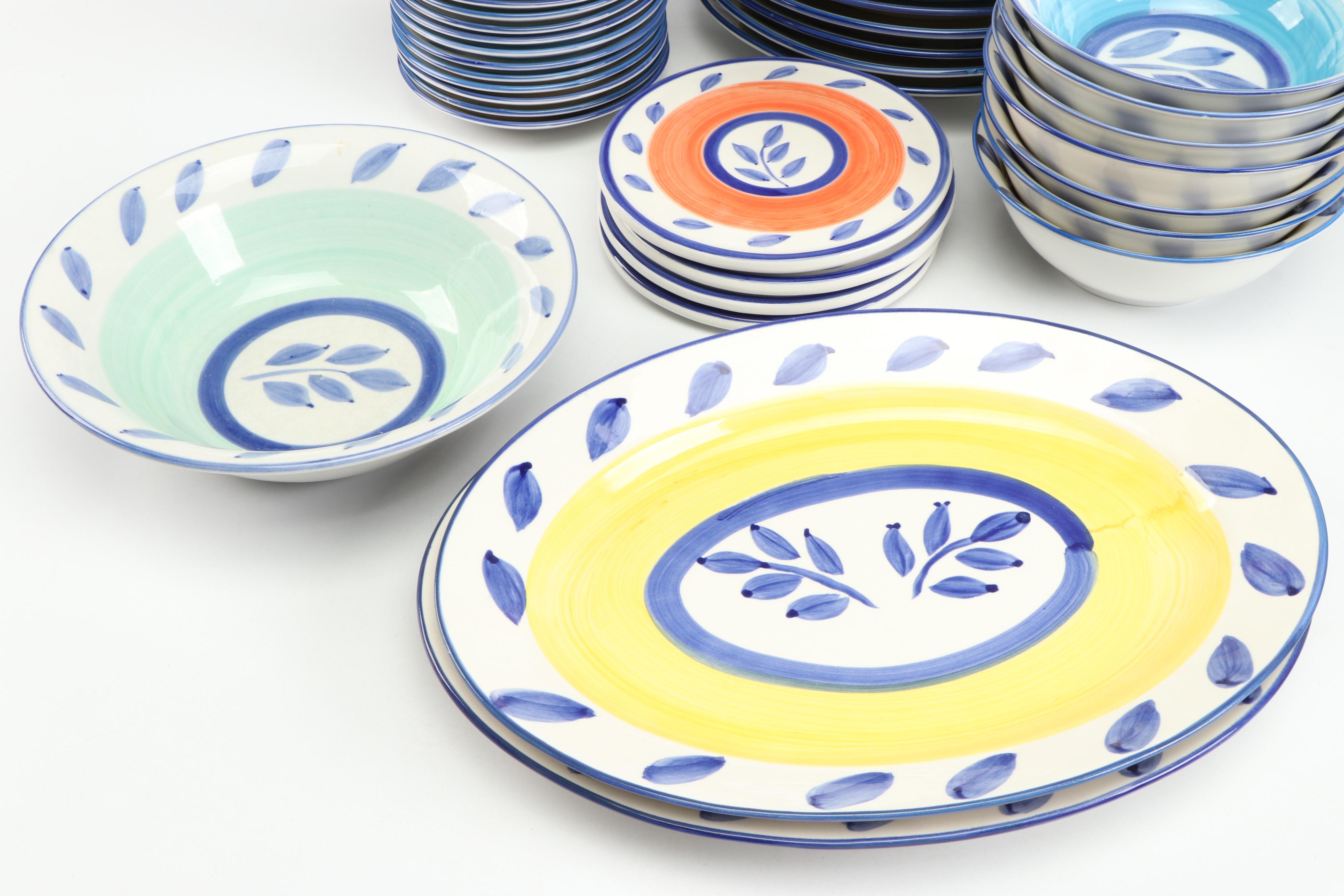 Tabletops Unlimited "Autumn Blue" Ceramic Dinnerware and Table Accessories
