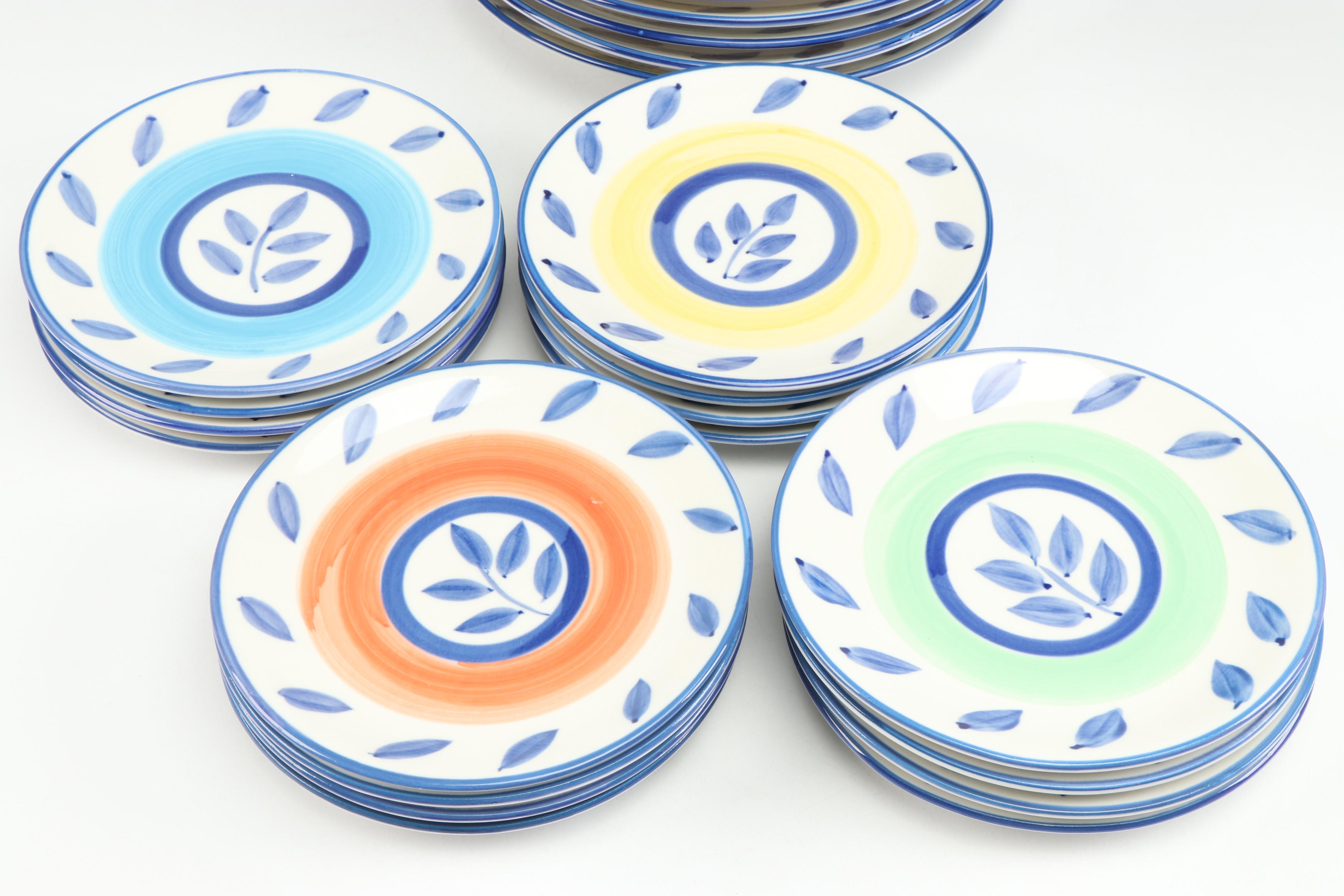 Tabletops Unlimited "Autumn Blue" Ceramic Dinnerware and Table Accessories