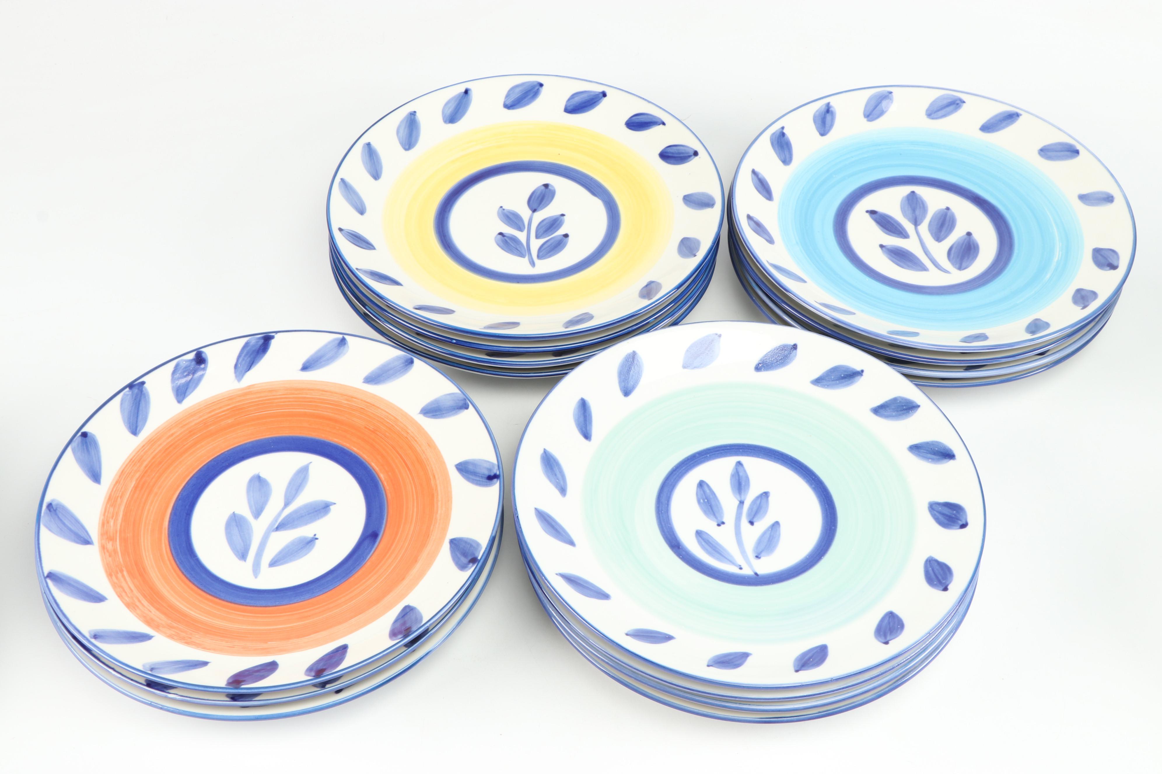 Tabletops Unlimited "Autumn Blue" Ceramic Dinnerware and Table Accessories