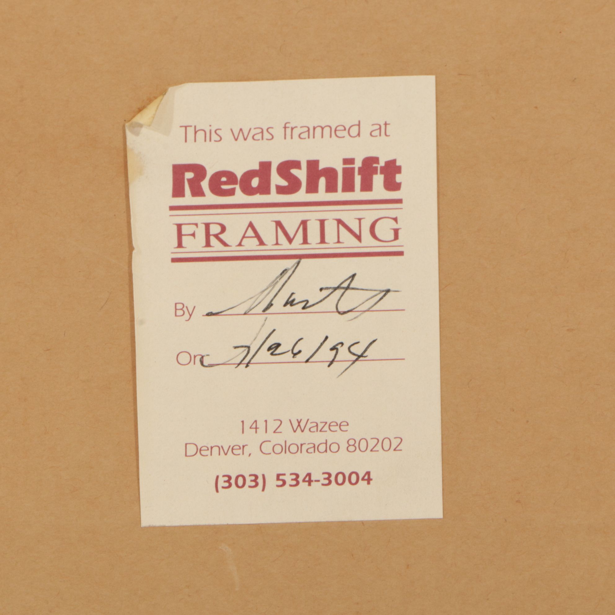 Signed Daniel Gelakoska Offset Lithograph "The Alluring Red Mountains", 1996