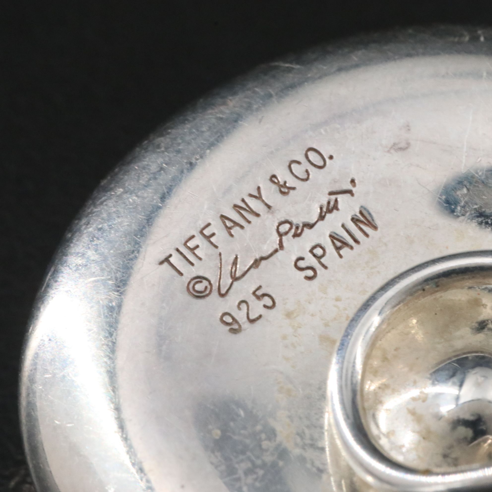 Elsa Peretti for Tiffany & Co. Sterling Large Thumbprint Clip Earrings