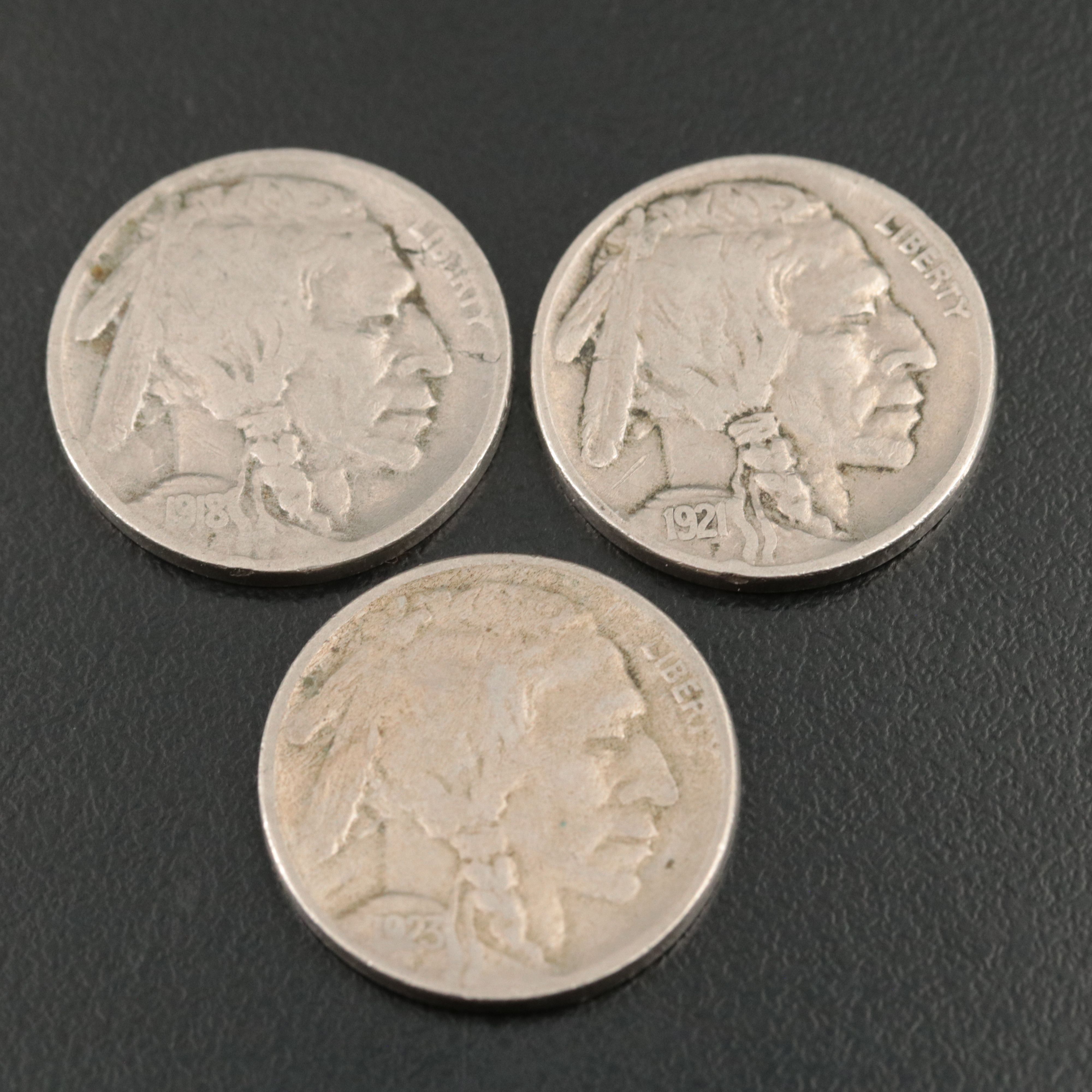 Ten Different Buffalo Nickels