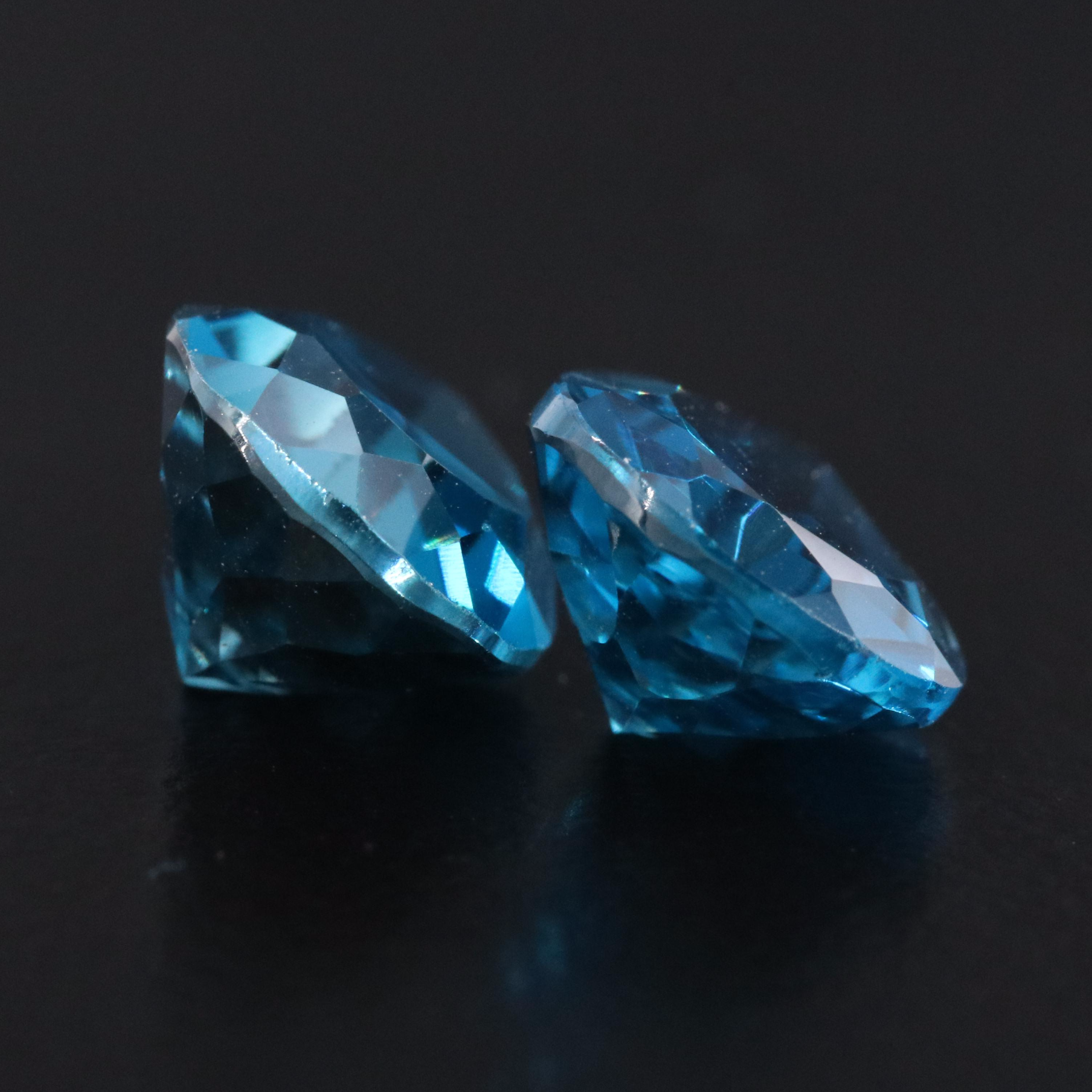 Loose 6.81 CTW London Blue Topaz