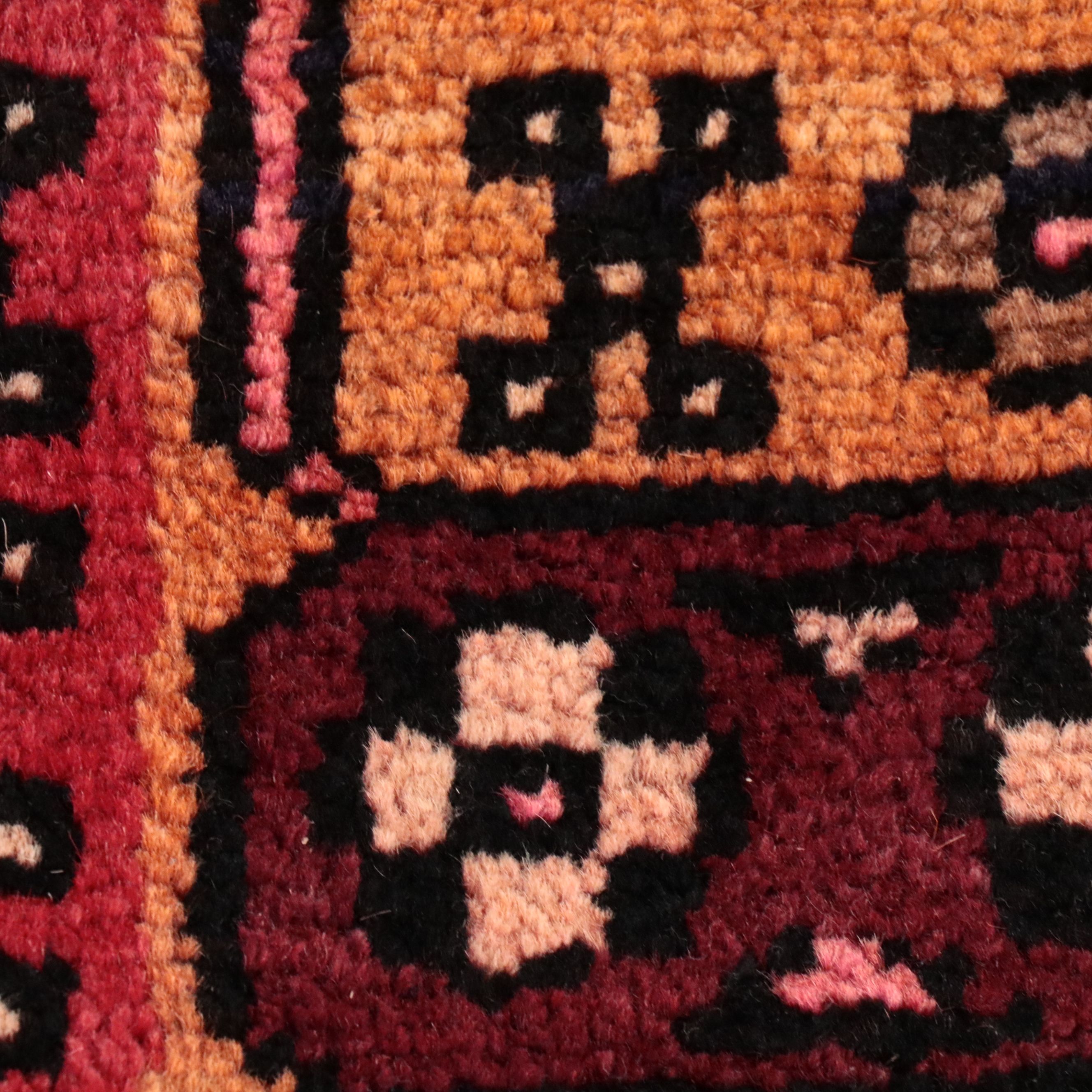 3'7 x 9'11 Hand-Knotted Caucasian Kazak Long Rug