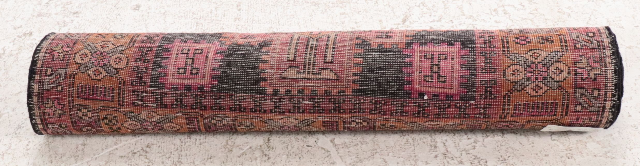 3'7 x 9'11 Hand-Knotted Caucasian Kazak Long Rug