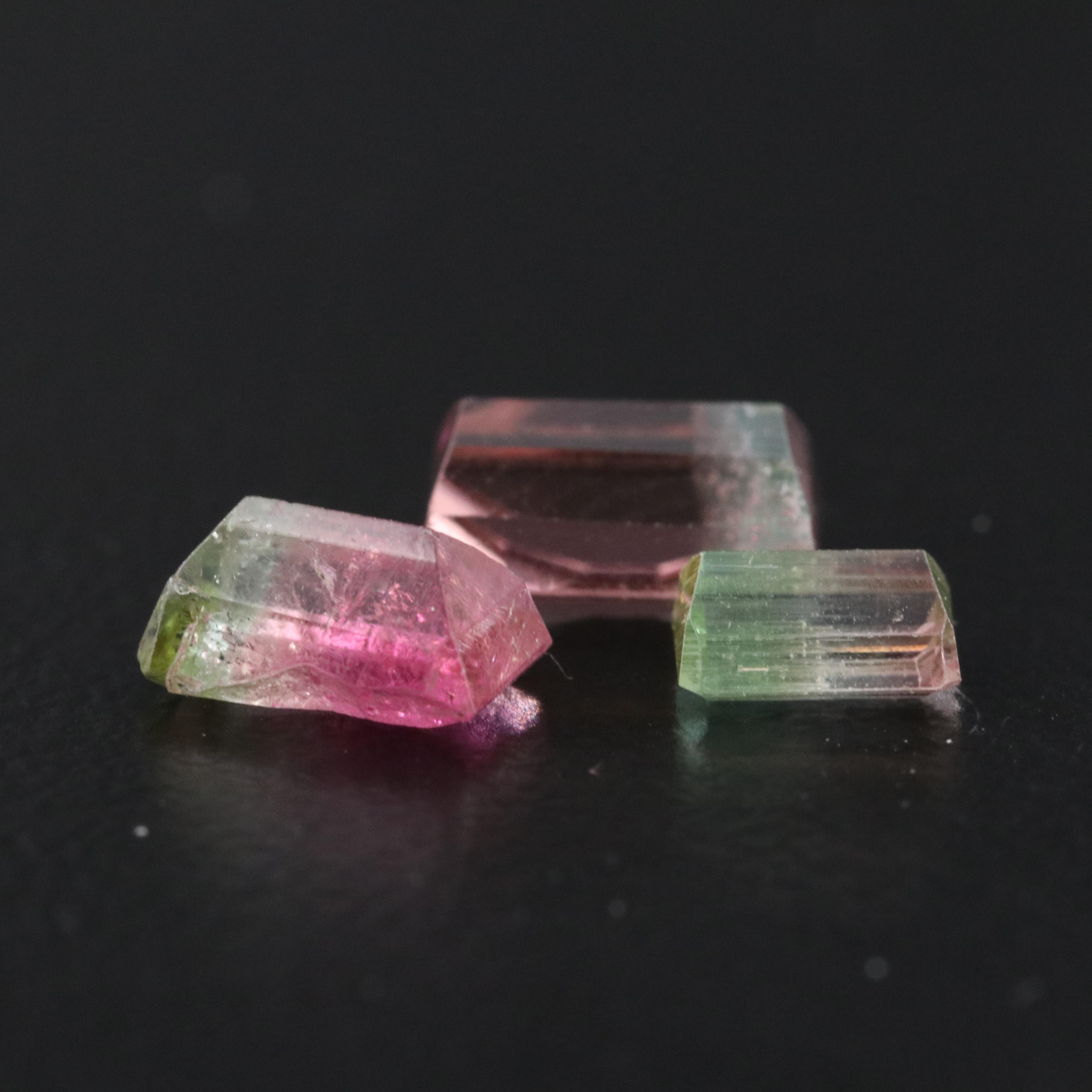 Loose 9.27 CTW Bi-Color Tourmaline Lot