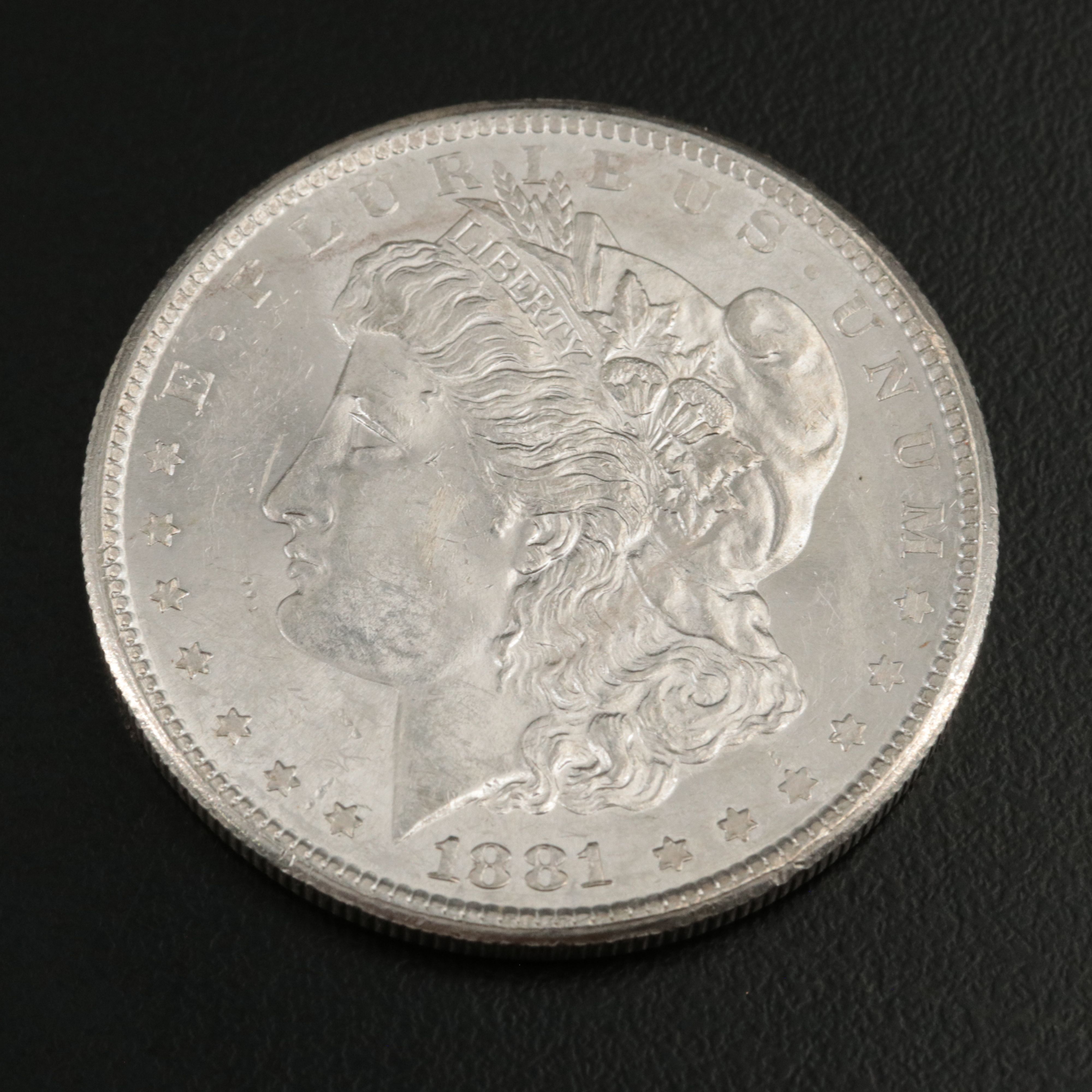 Roll of Twenty Uncirculated 1881-S Morgan Silver Dollars