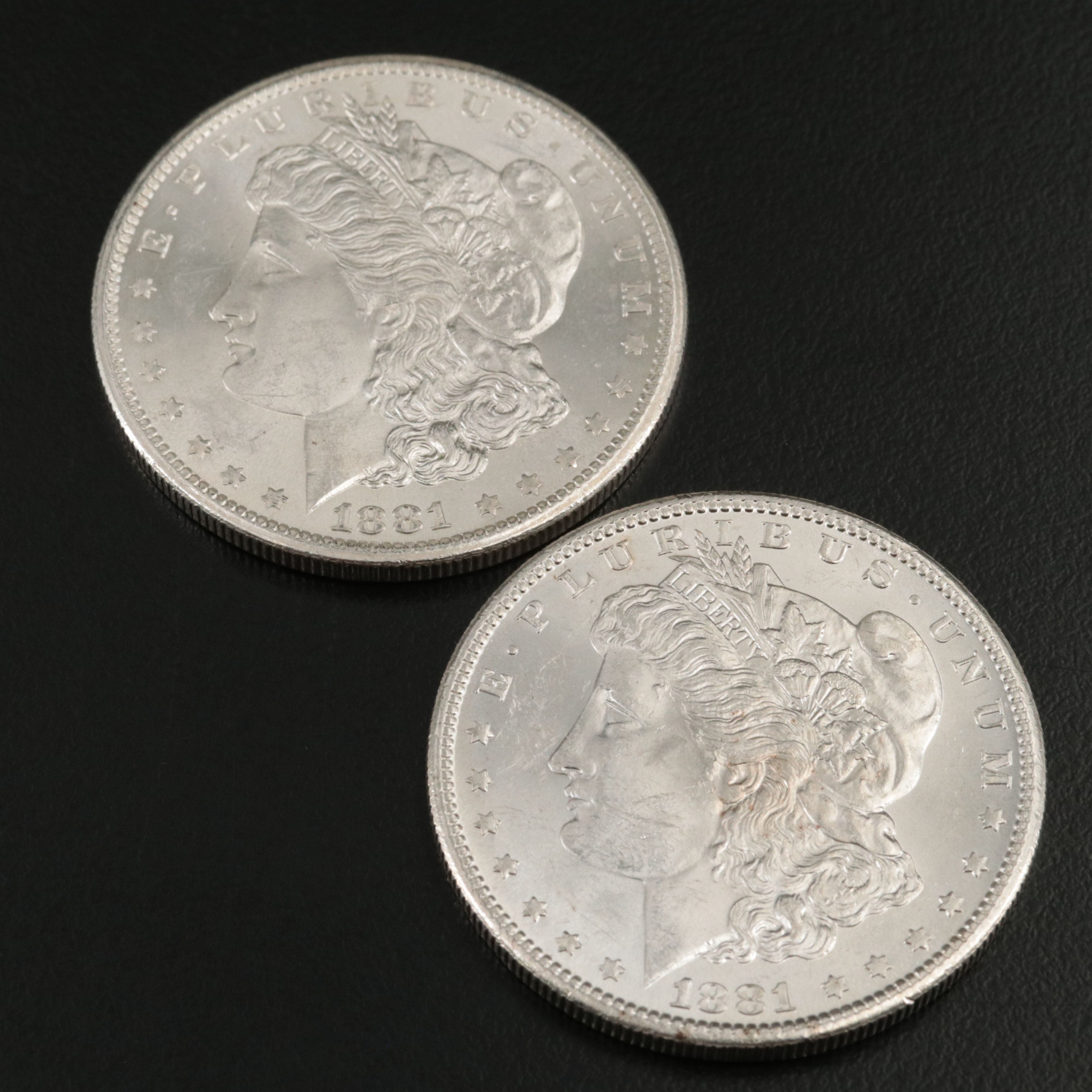 Roll of Twenty Uncirculated 1881-S Morgan Silver Dollars