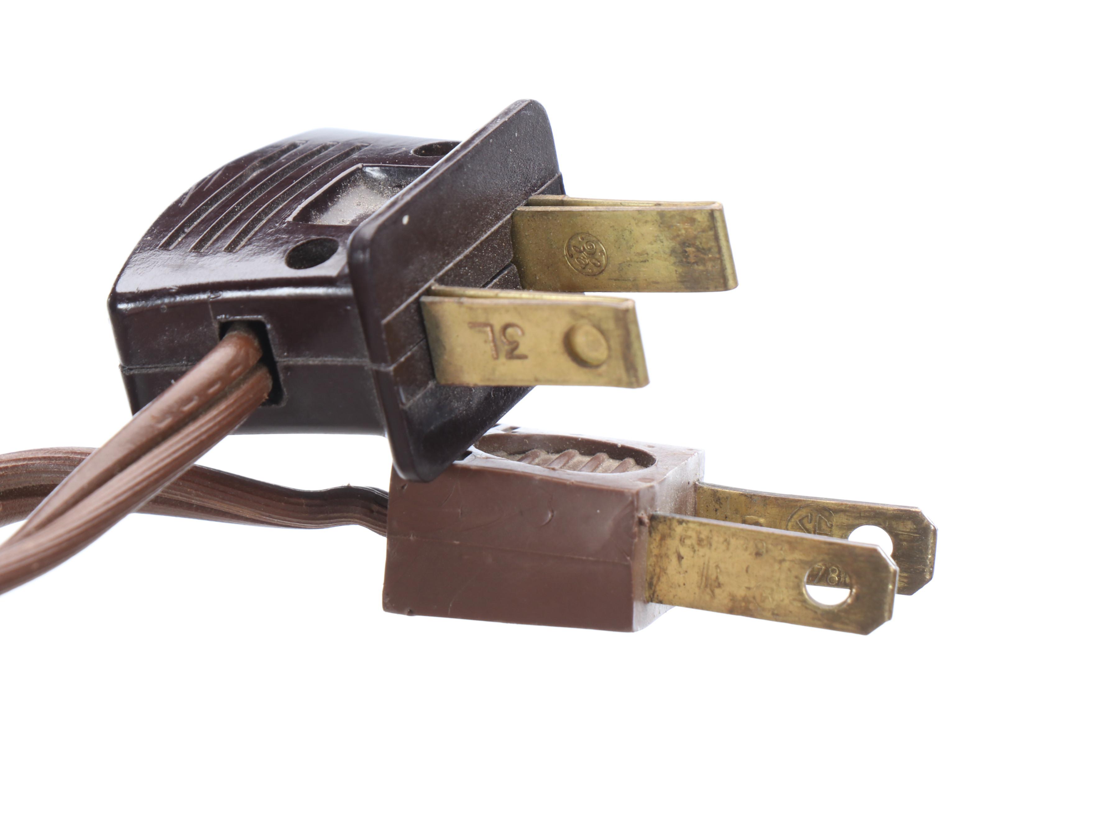 MCM Drip Glaze Ribbed Bottle Lamps, Mid to Late 20th Century