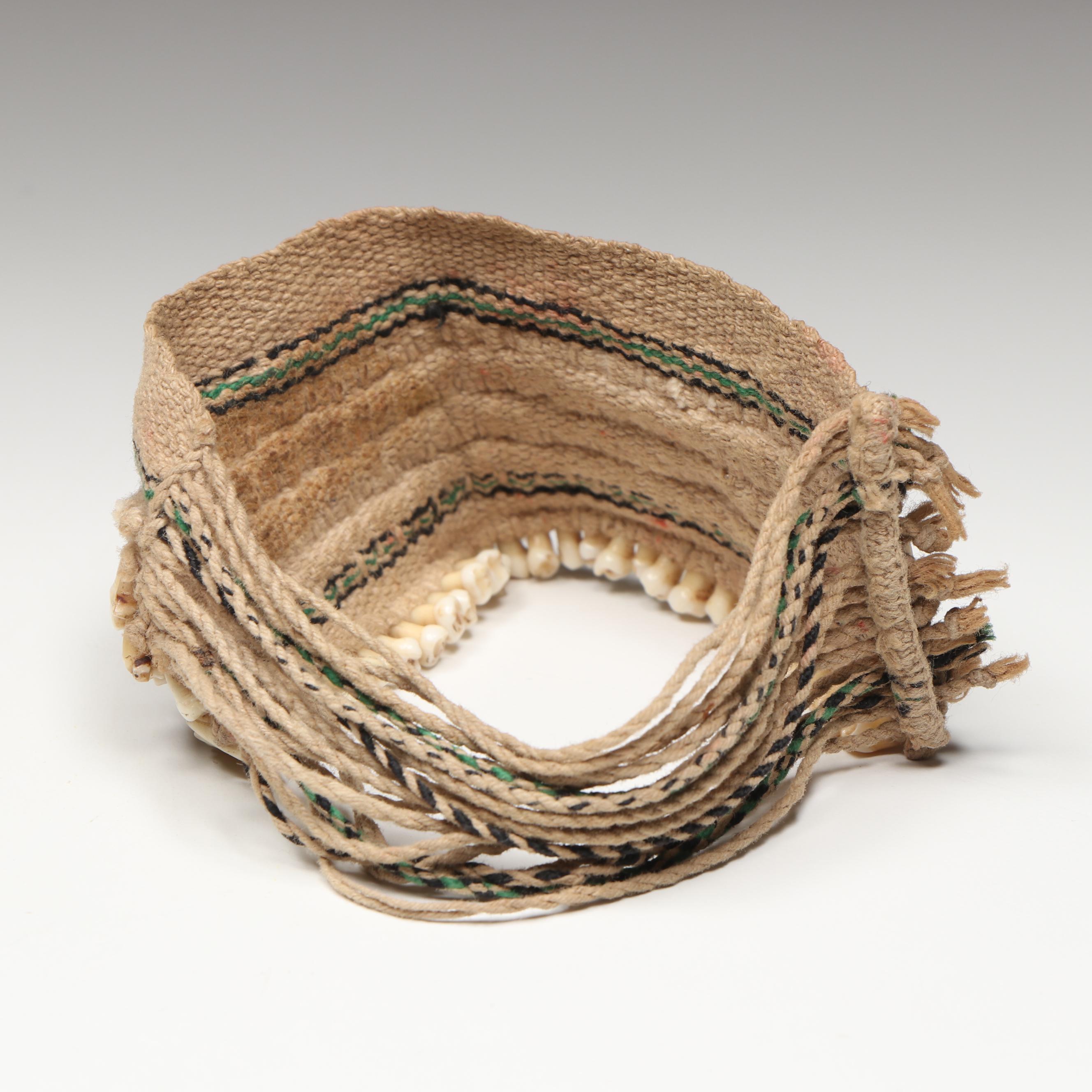 Oceanic Domestic Mammal Teeth Bracelet, 20th Century