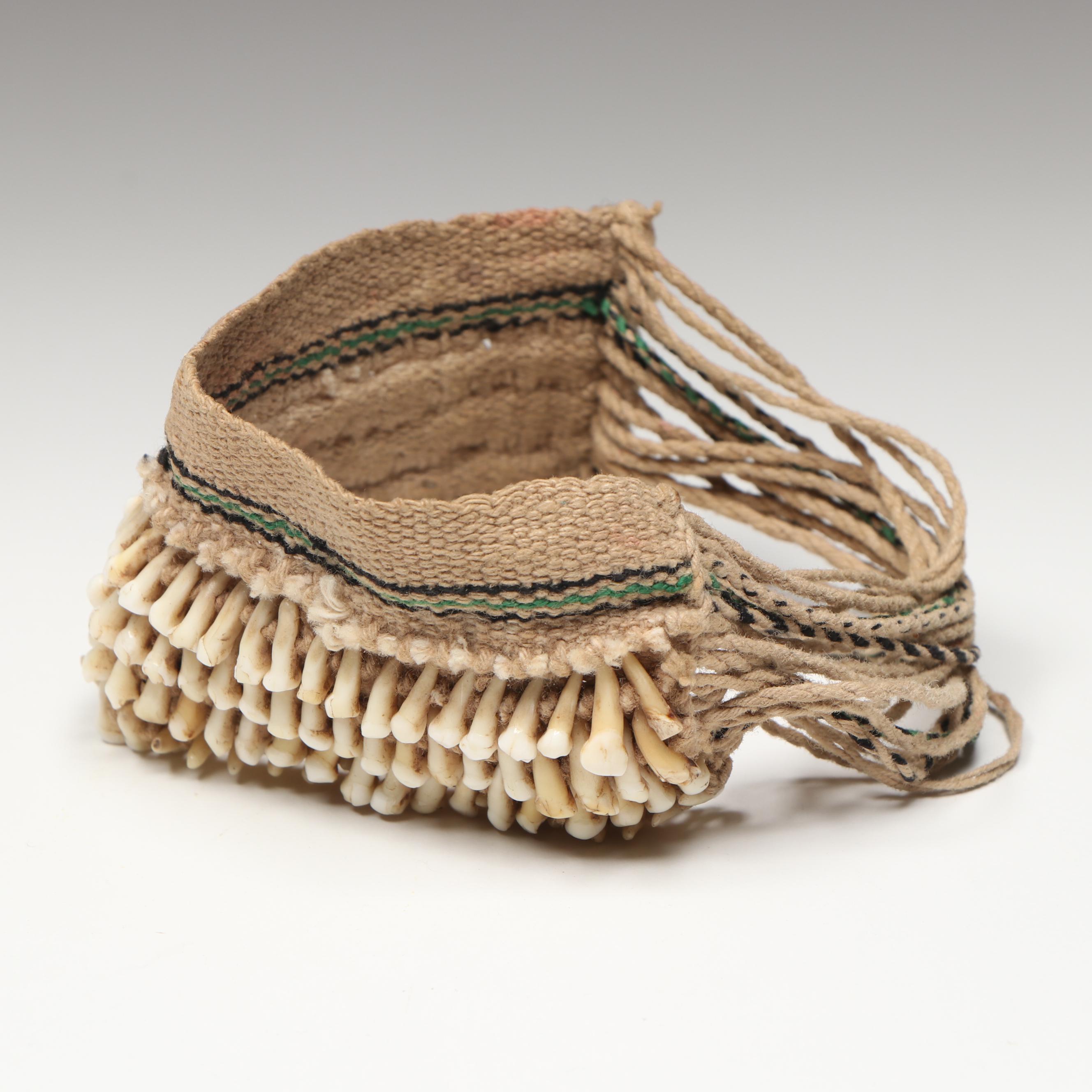 Oceanic Domestic Mammal Teeth Bracelet, 20th Century