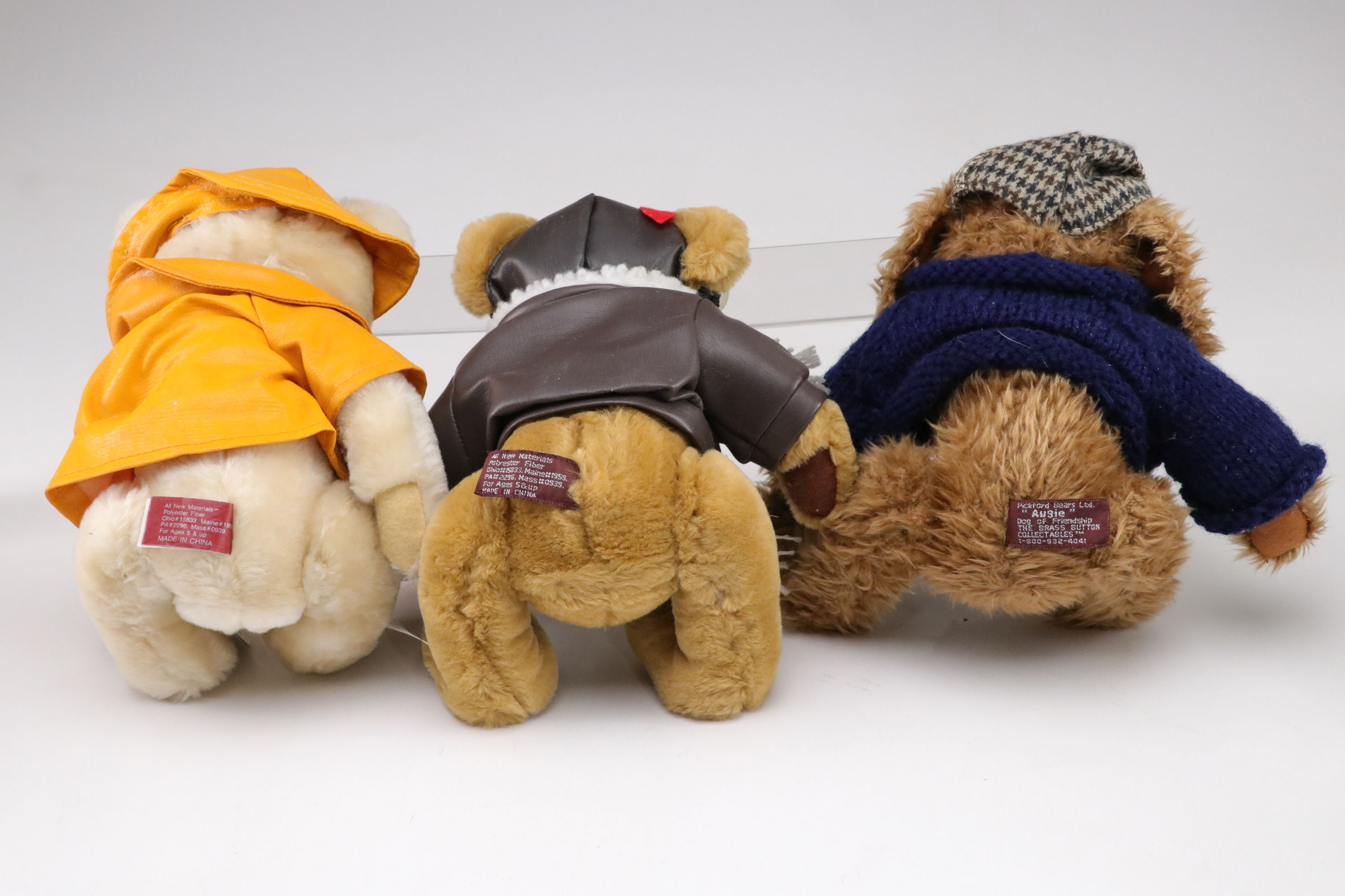 Pickford "Brass Button" and More Plush Bears