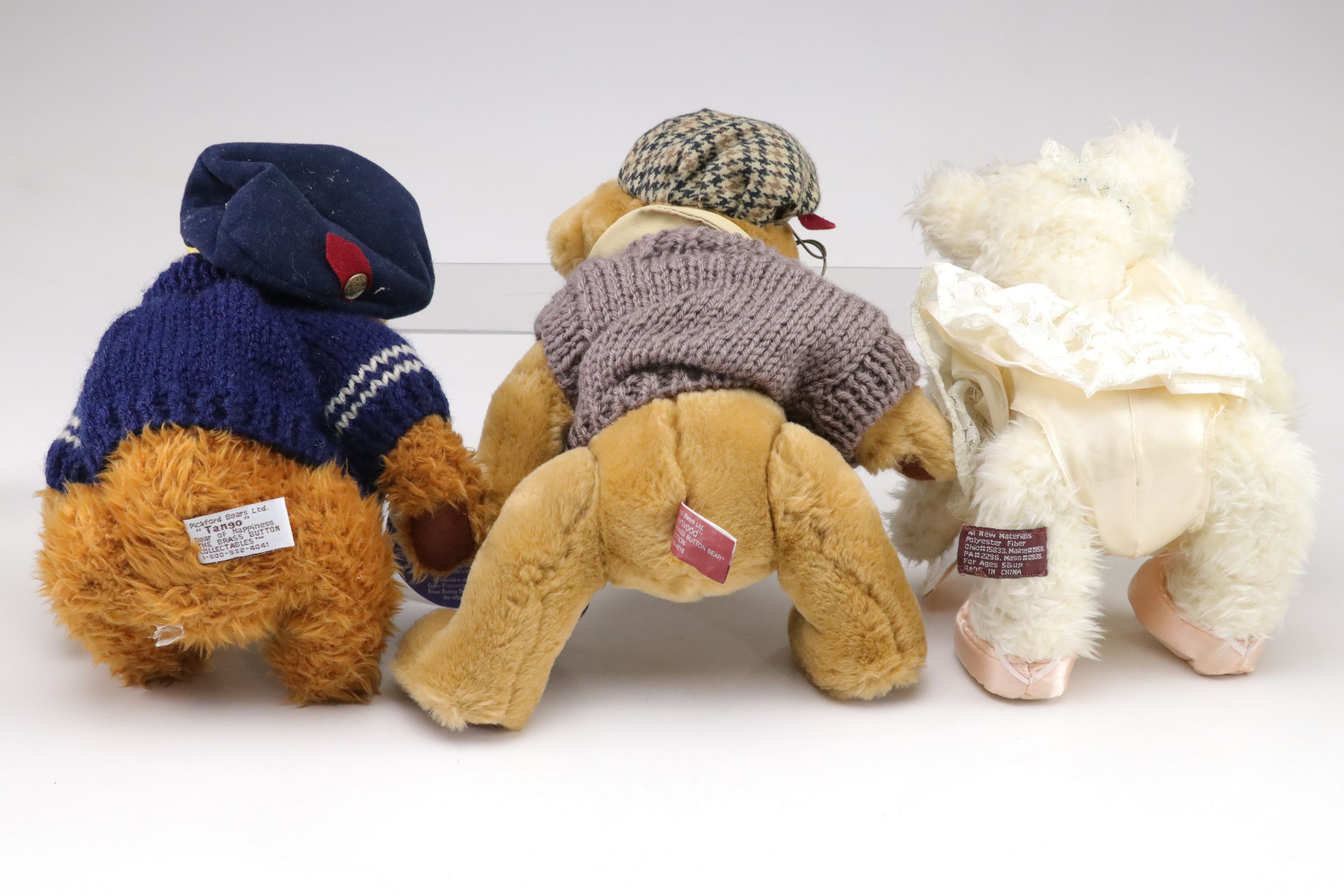 Pickford "Brass Button" and More Plush Bears