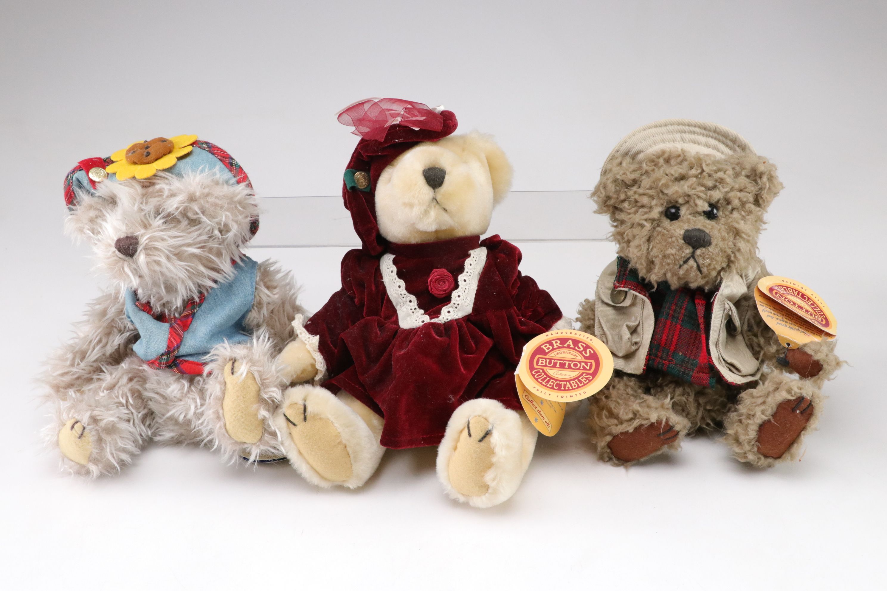 Pickford "Brass Button" and More Plush Bears