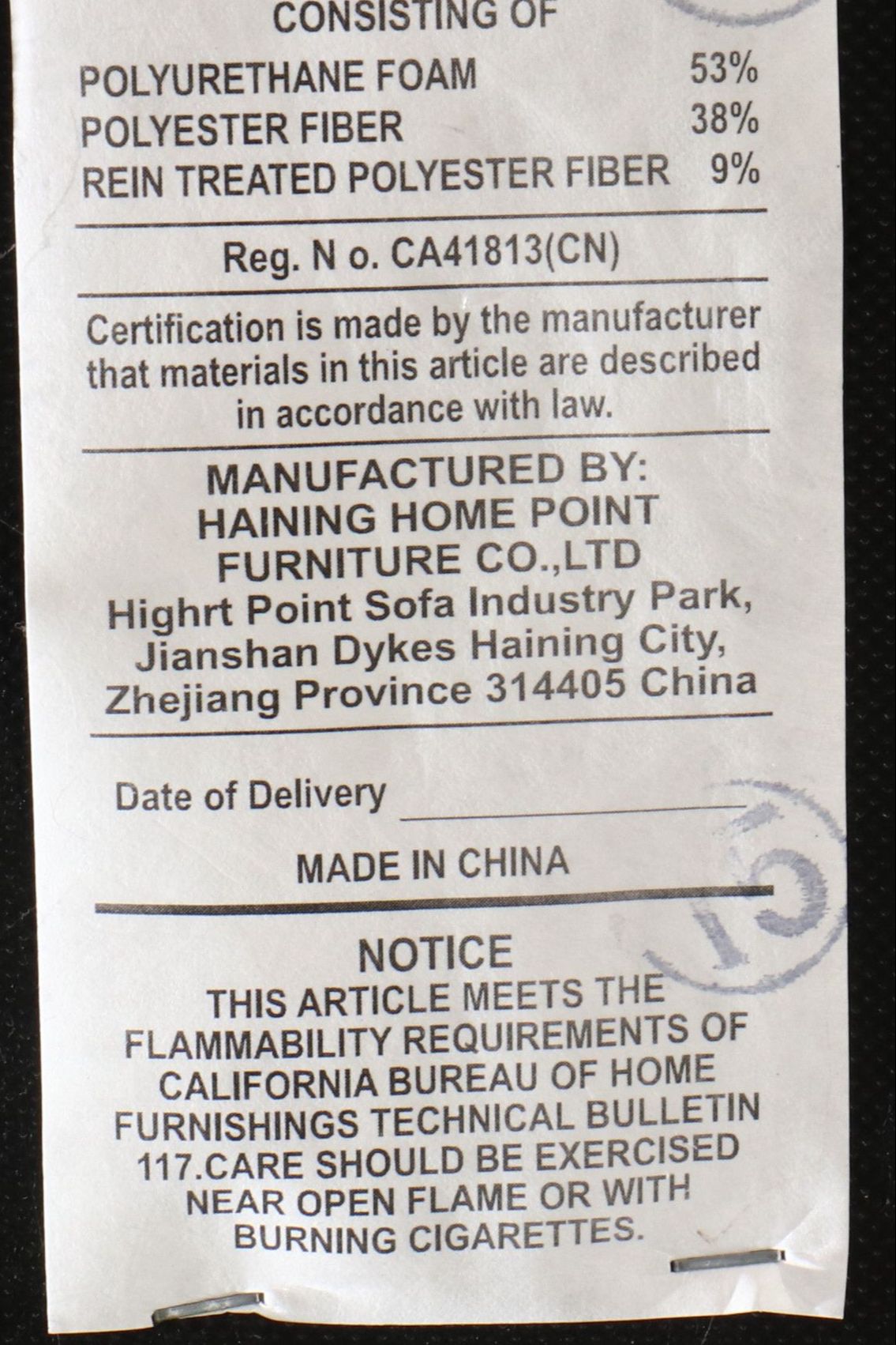 Art Deco Style Upholstered Ottoman with Wooden Arms