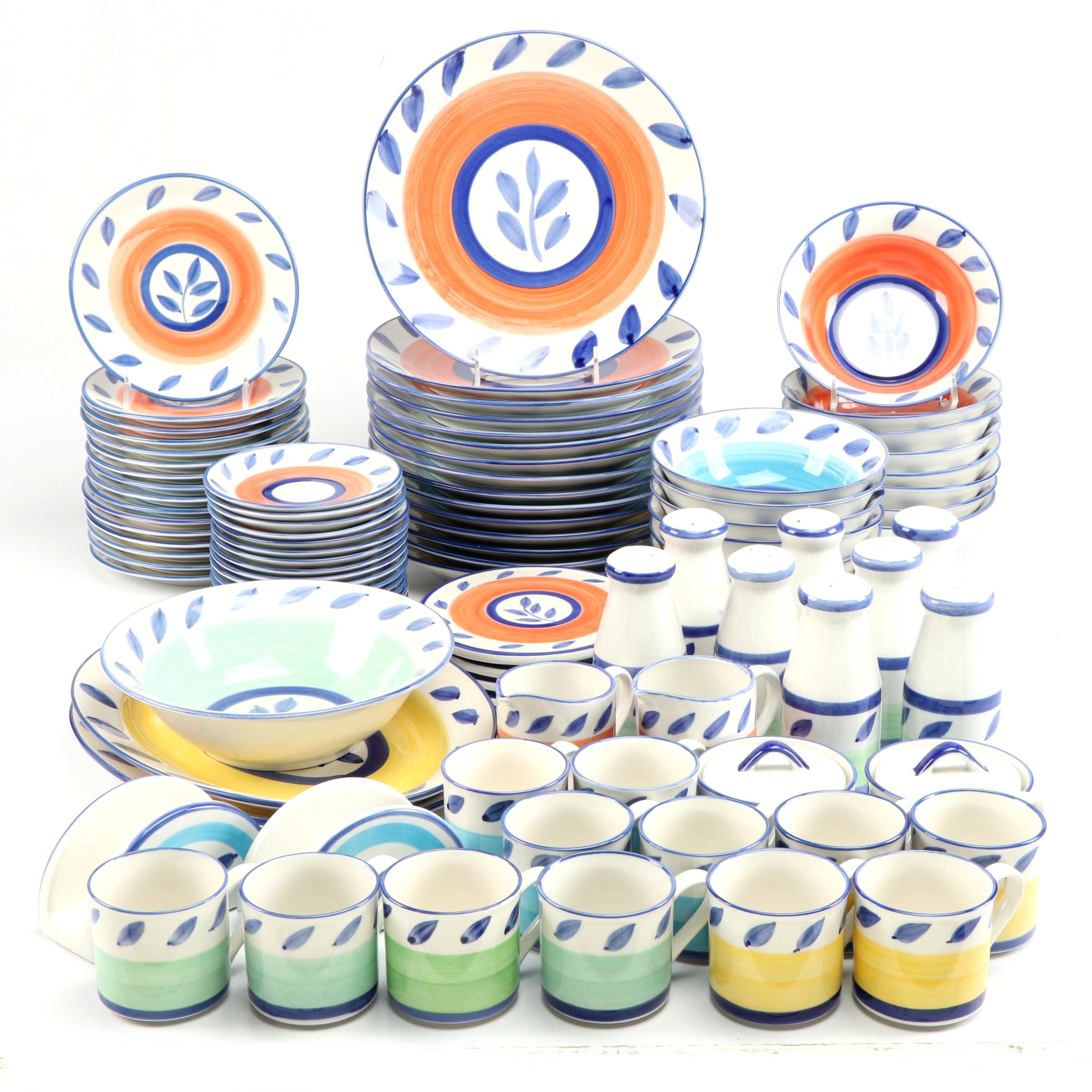 Tabletops Unlimited "Autumn Blue" Ceramic Dinnerware and Table Accessories