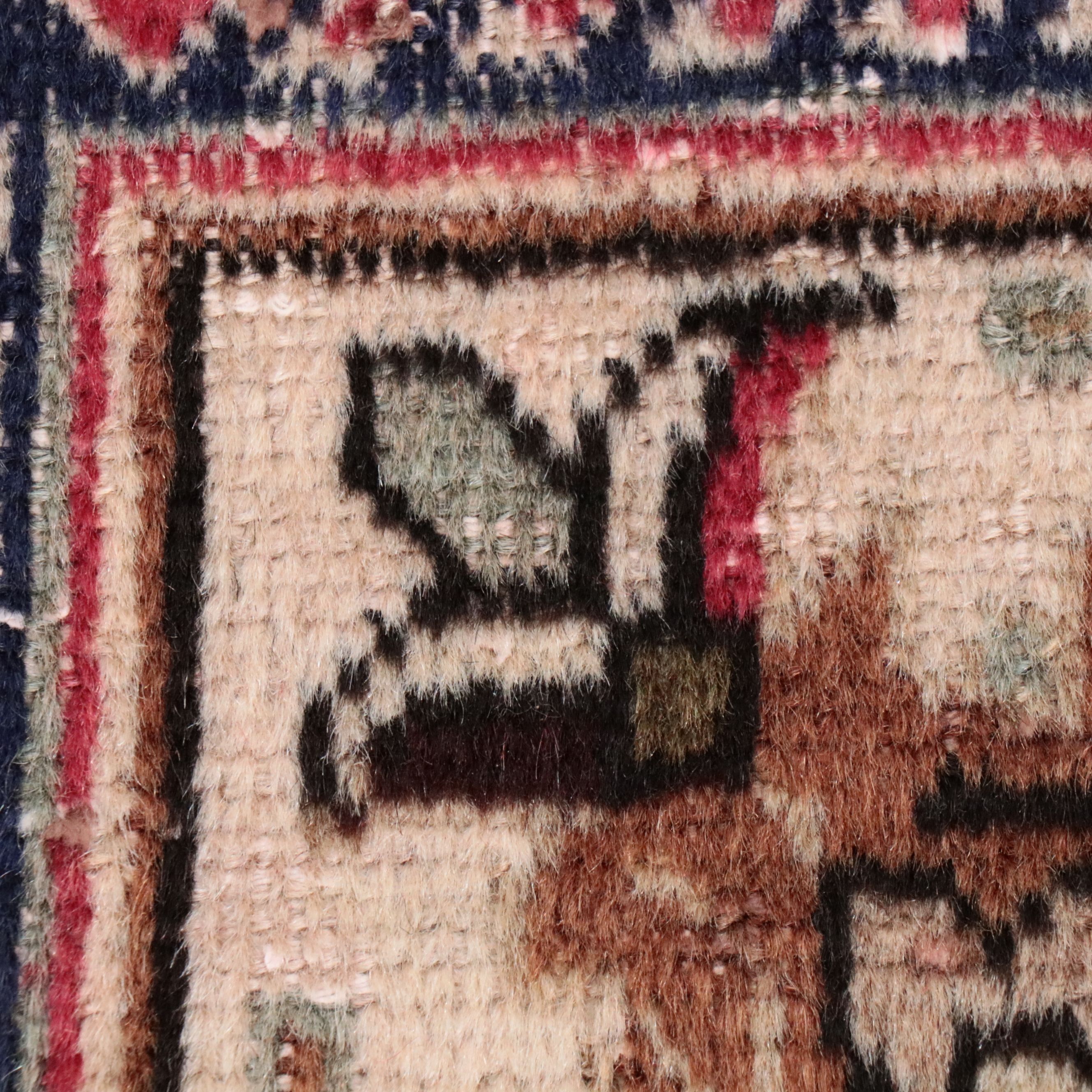 3'2 x 4'10 Hand-Knotted Persian Heriz Accent Rug