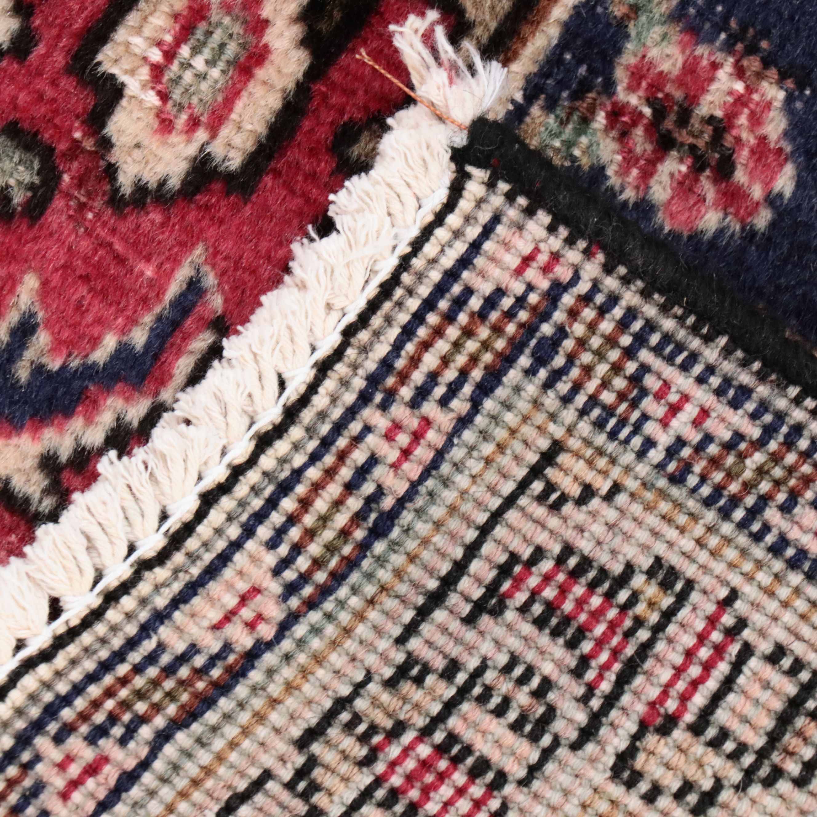 3'2 x 4'10 Hand-Knotted Persian Heriz Accent Rug