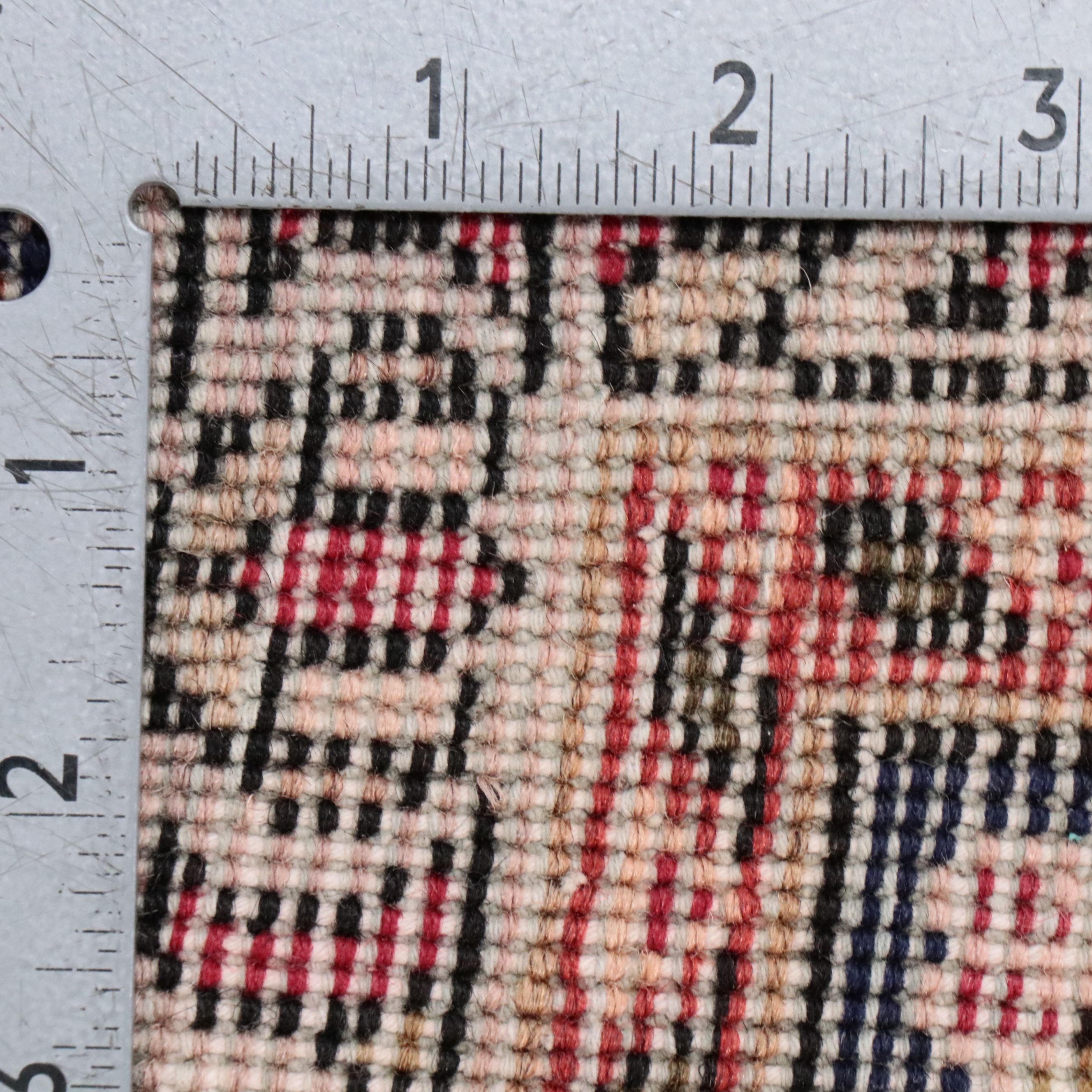 3'2 x 4'10 Hand-Knotted Persian Heriz Accent Rug