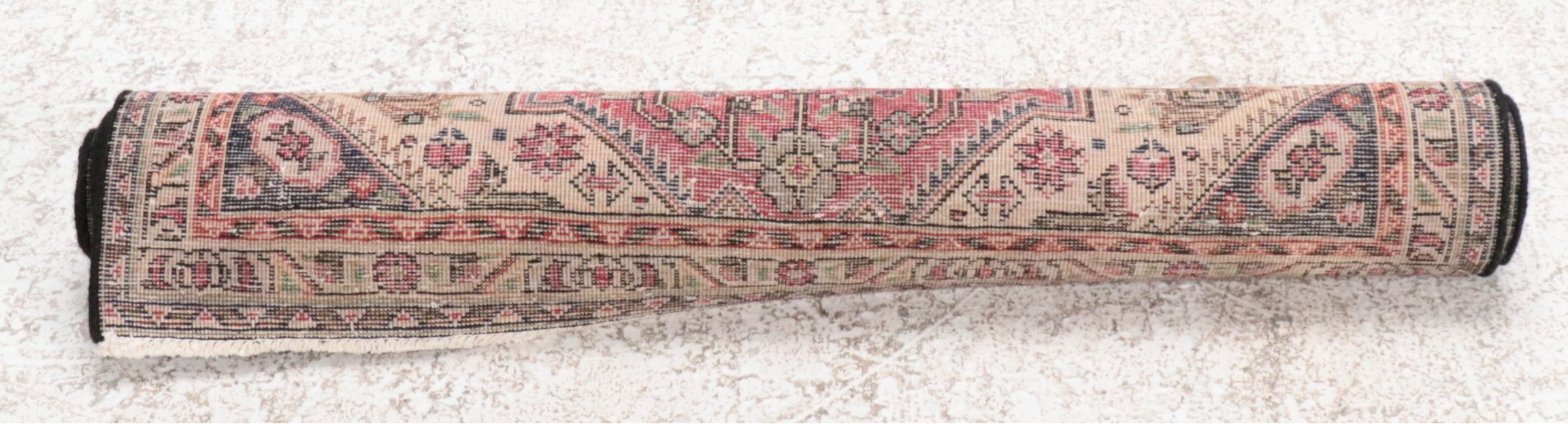 3'2 x 4'10 Hand-Knotted Persian Heriz Accent Rug