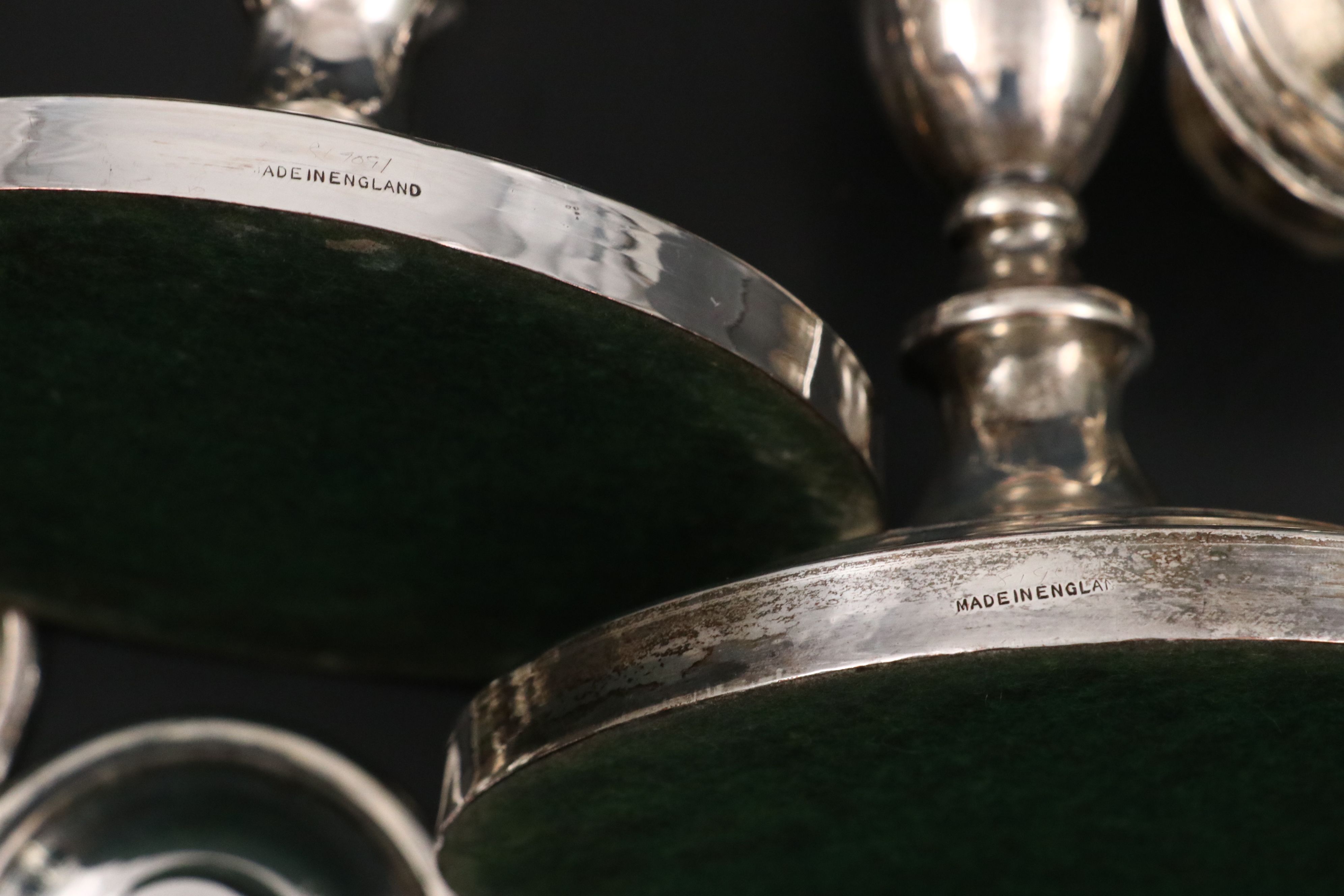 English Silver Plate Candelabra