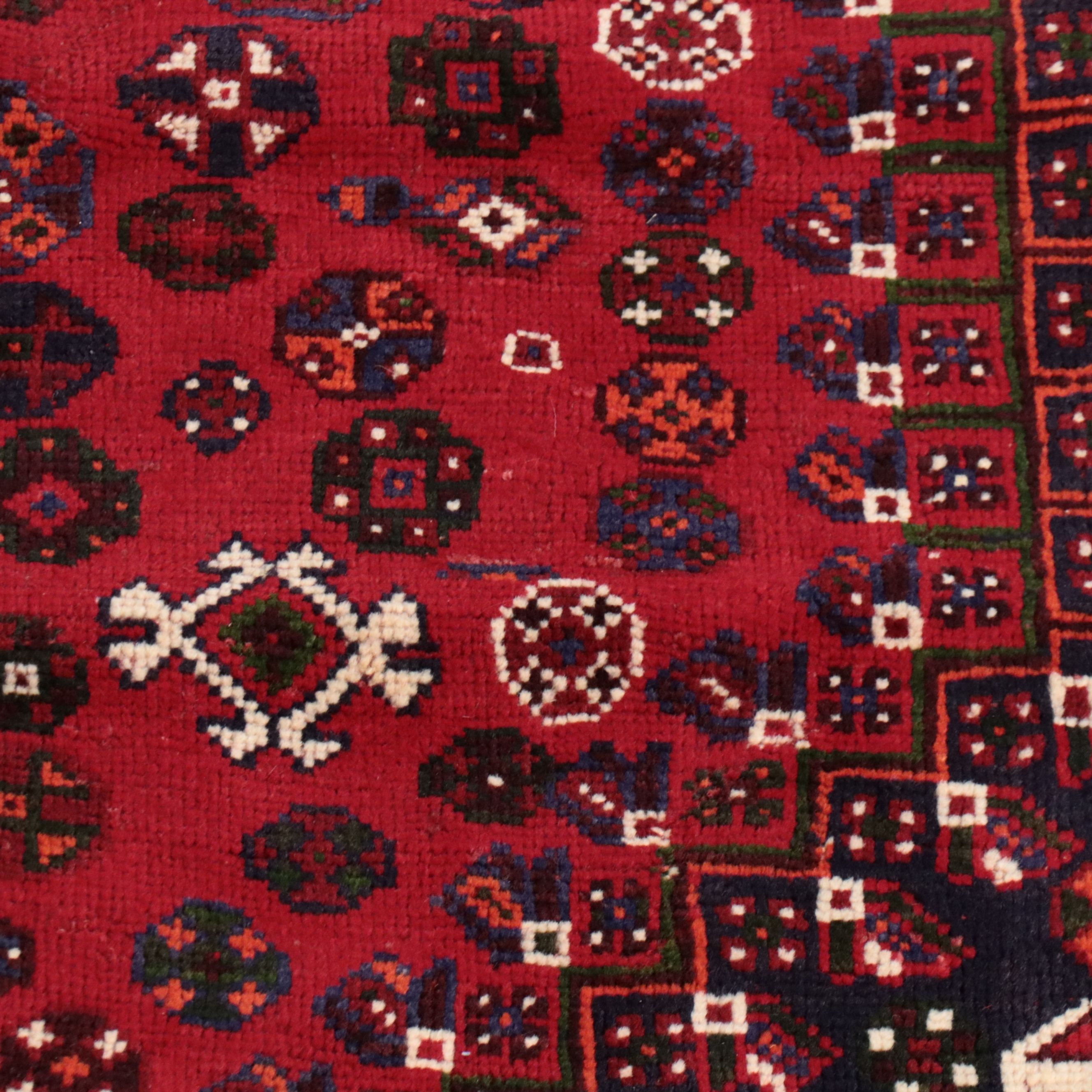 6'11 x 10'3 Hand-Knotted Persian Qashqai Area Rug