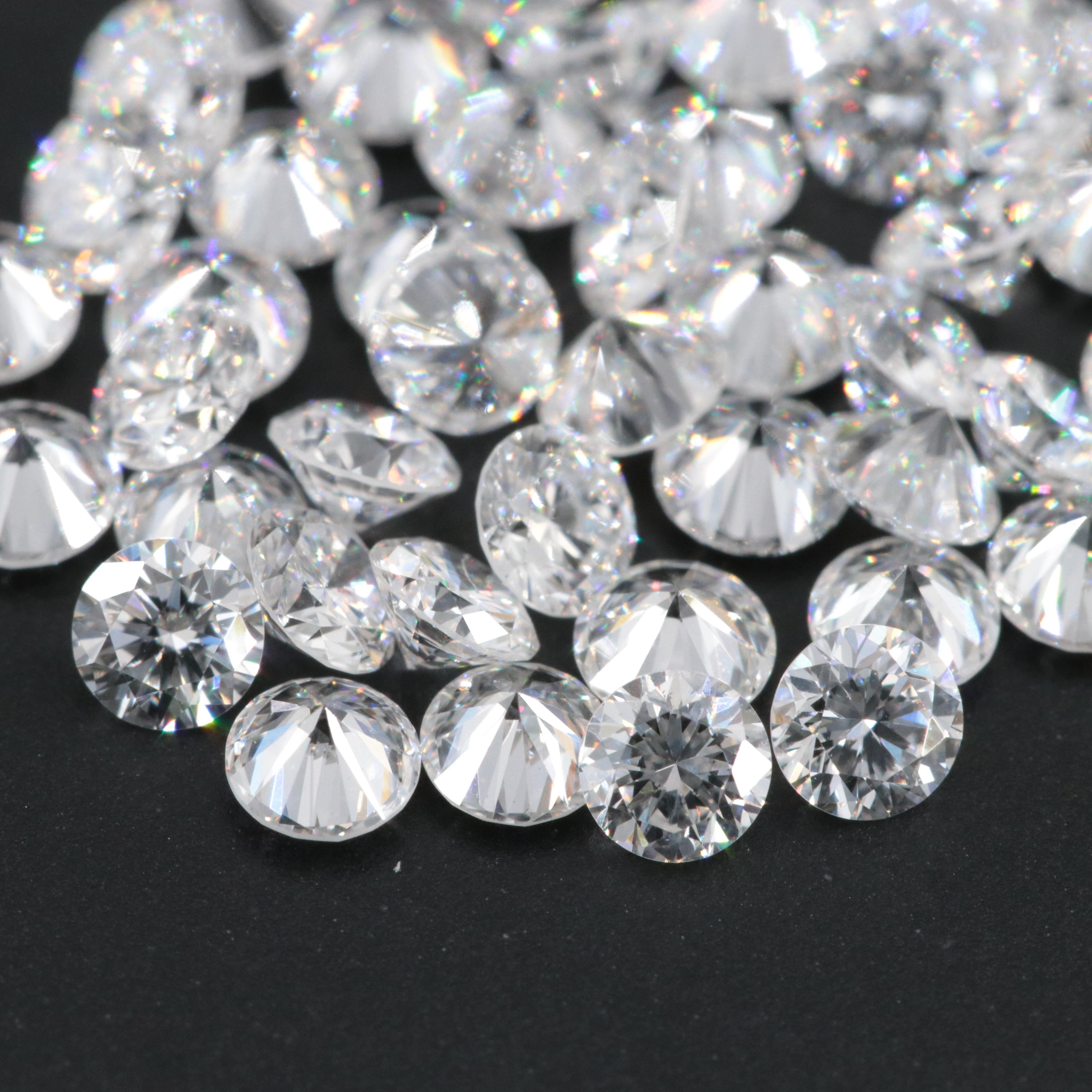 Loose 3.09 CTW Lab Grown Diamonds