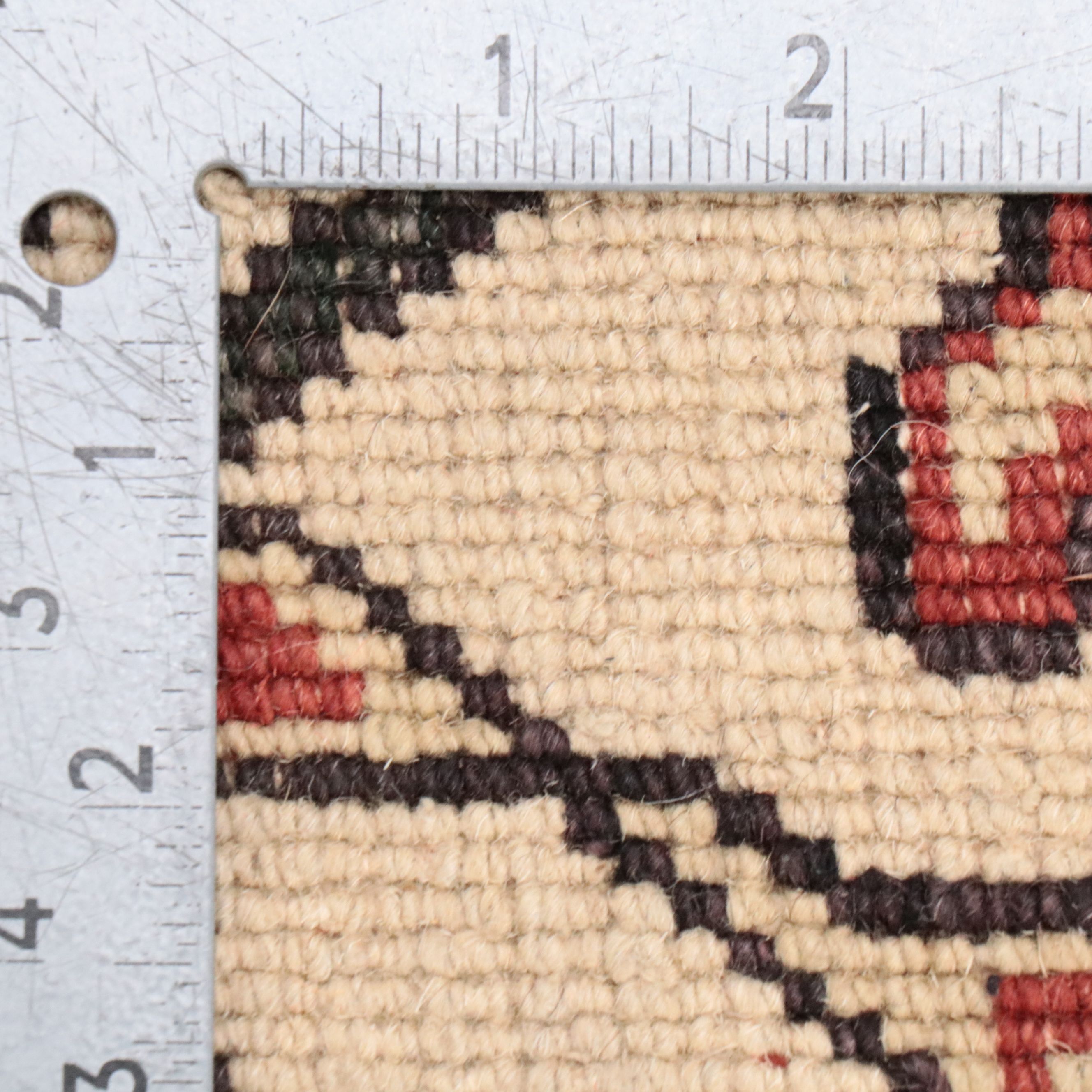 6'1 x 9'2 Hand-Knotted Indian Agra Area Rug