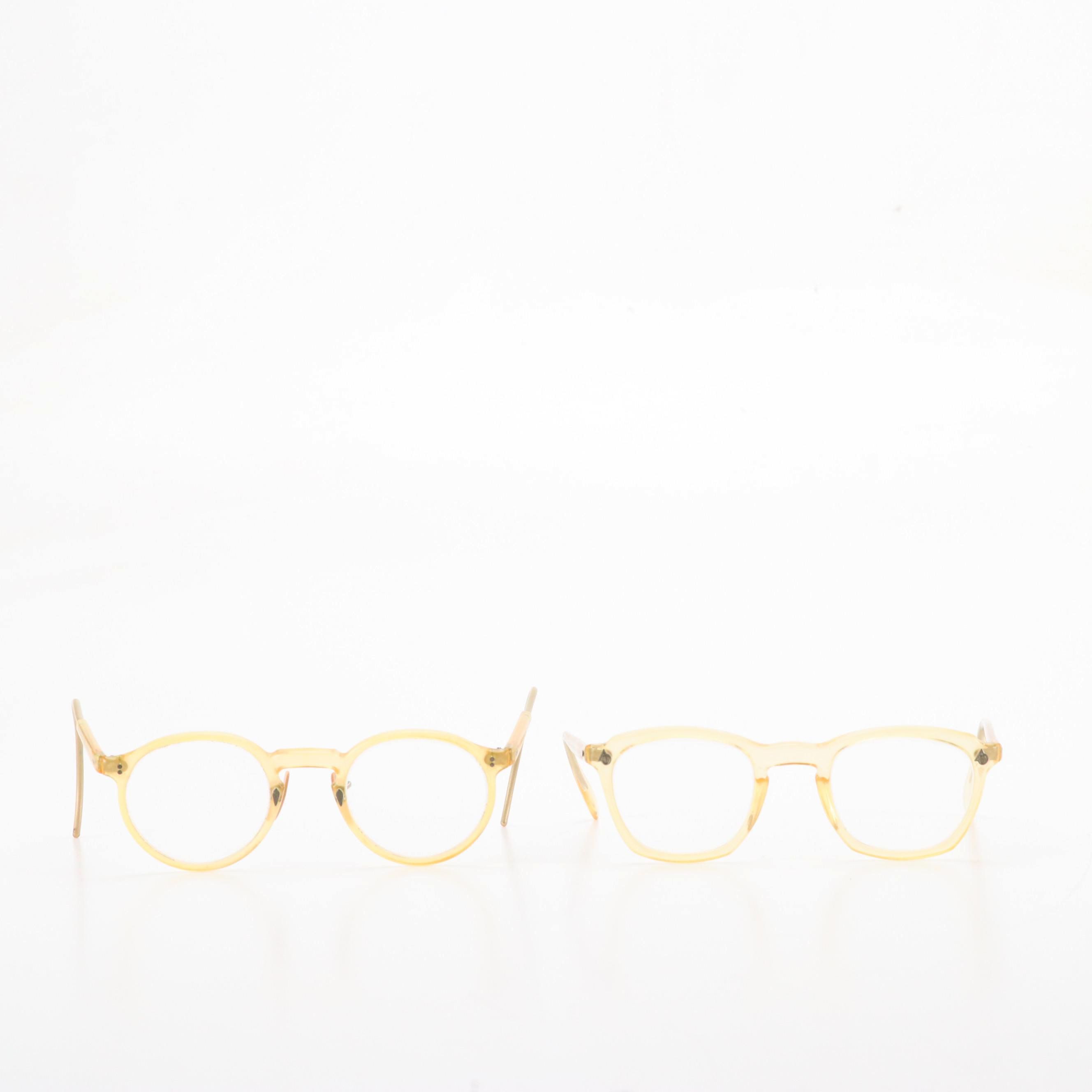 American Optical Flexi-Fit Translucent Frame Safety Eyeglasses