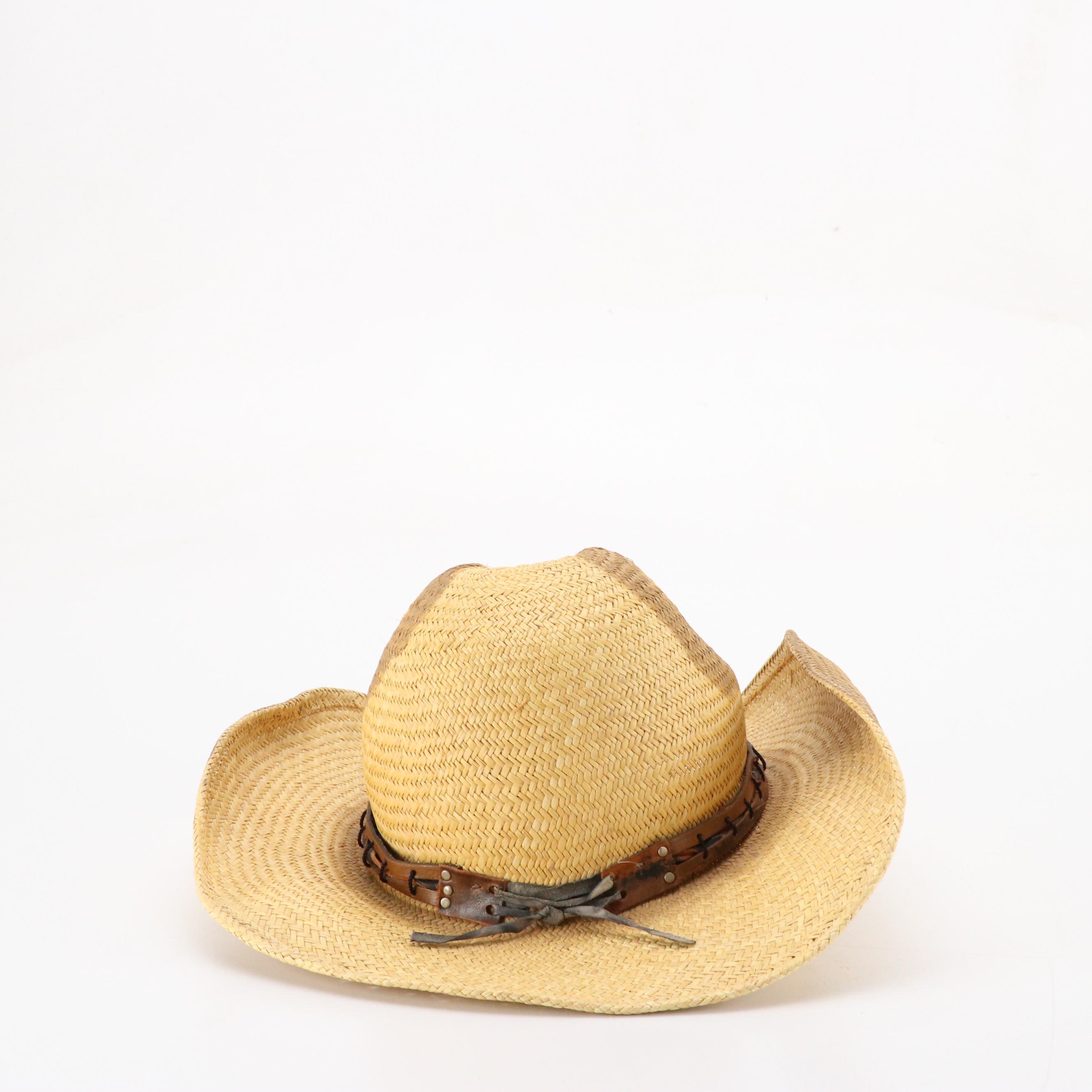 Bullhide Straw Western Hat, Renegade Mocha Brown Suede Western Hat