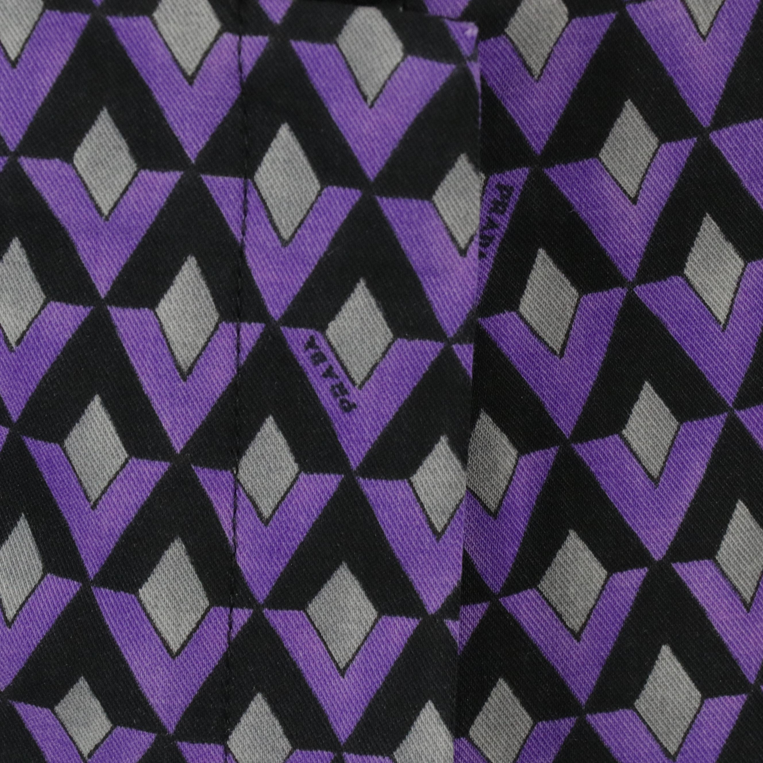 Prada Diamond Pattern Trouser Pant