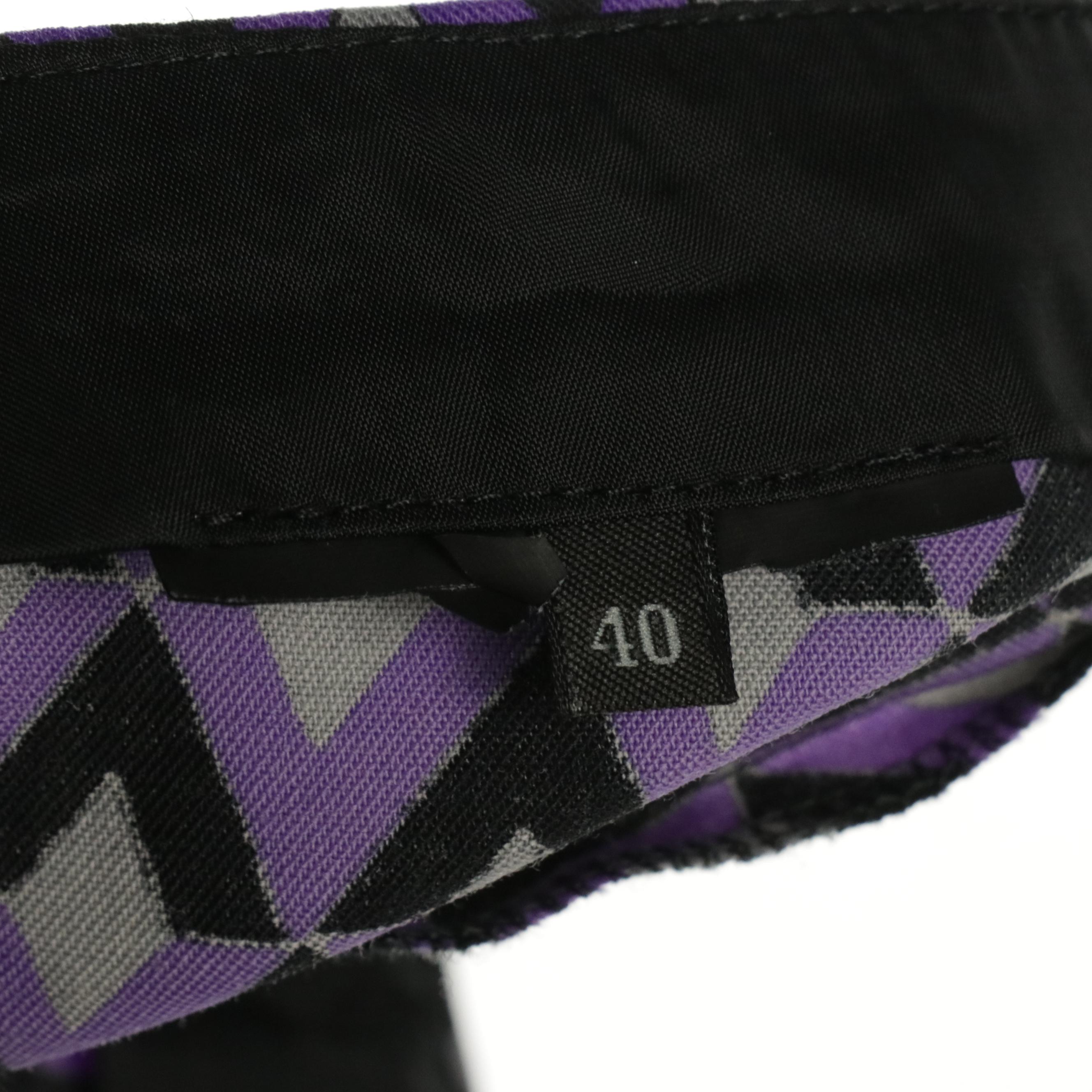 Prada Diamond Pattern Trouser Pant