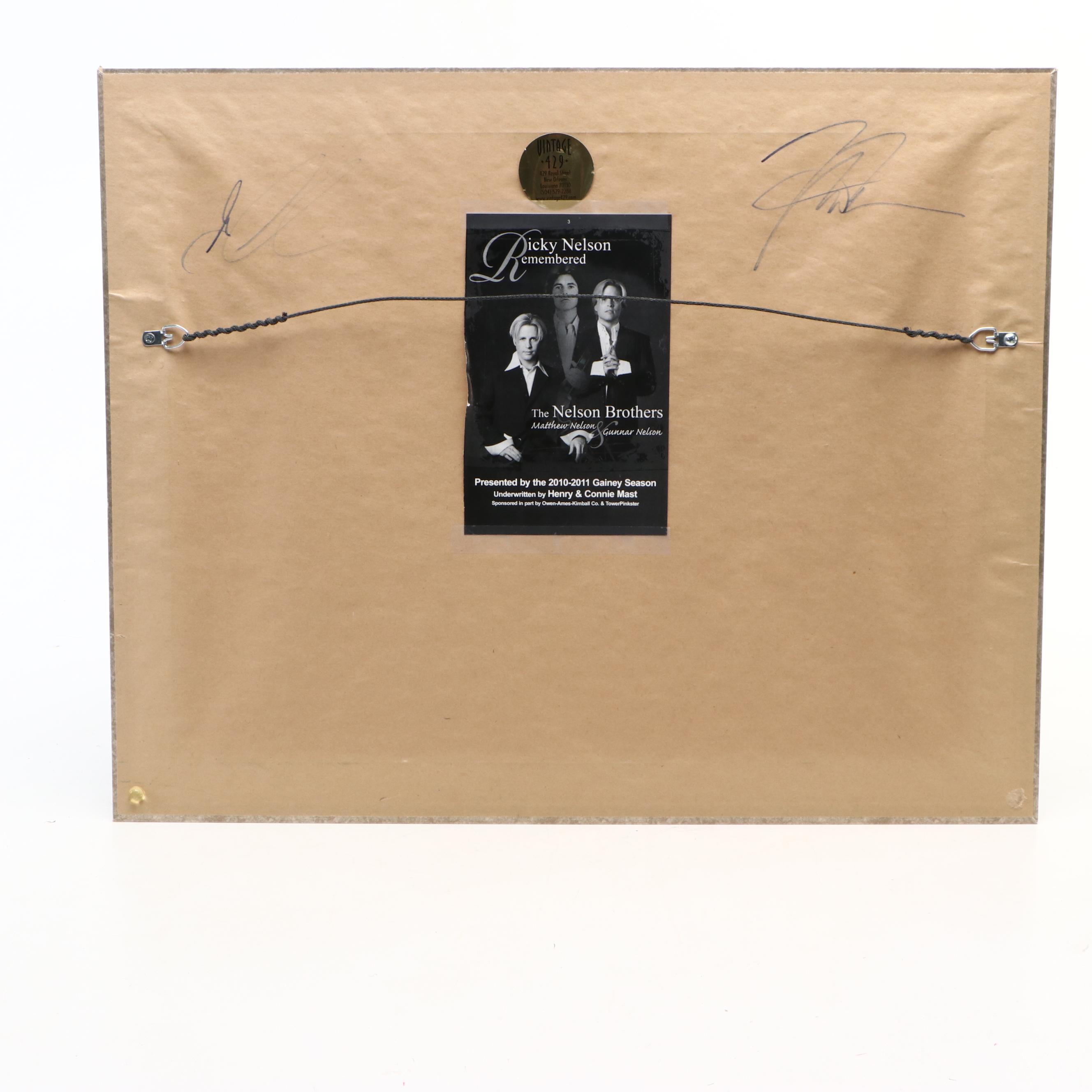 Ricky Nelson "You Don't Love Me Anymore" Record and Photograph