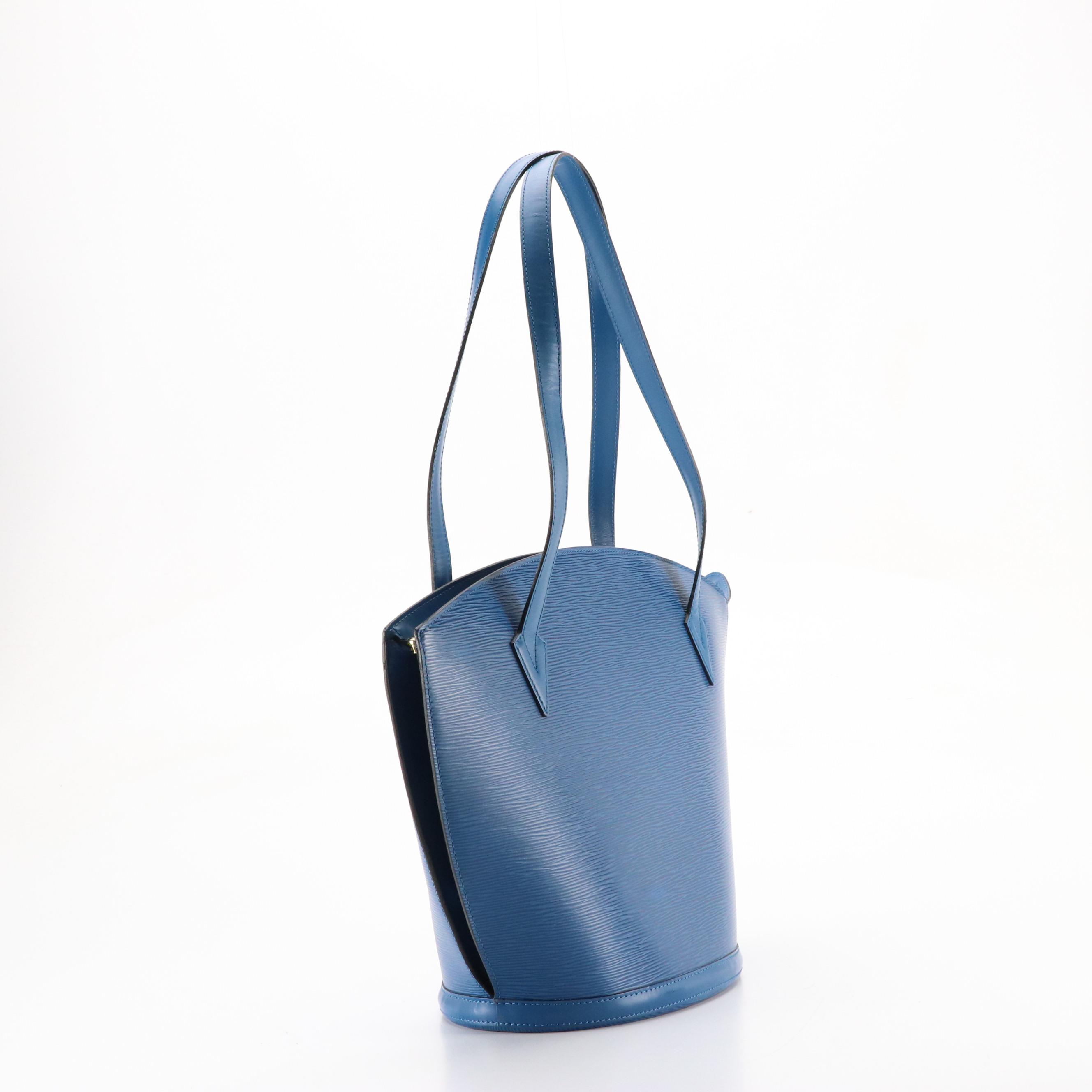 Louis Vuitton Saint Jacques GM in Toledo Blue Epi/Smooth Leather