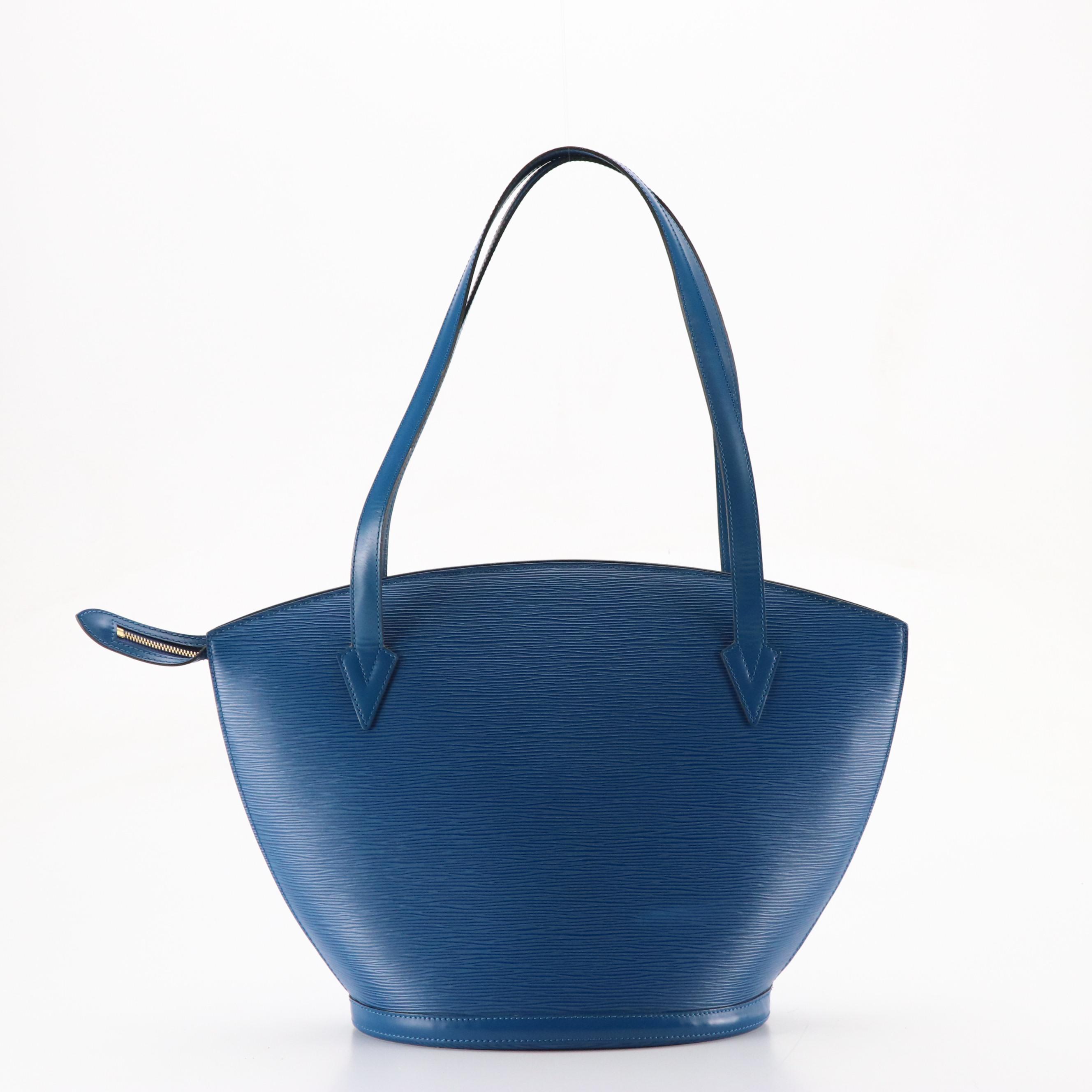 Louis Vuitton Saint Jacques GM in Toledo Blue Epi/Smooth Leather