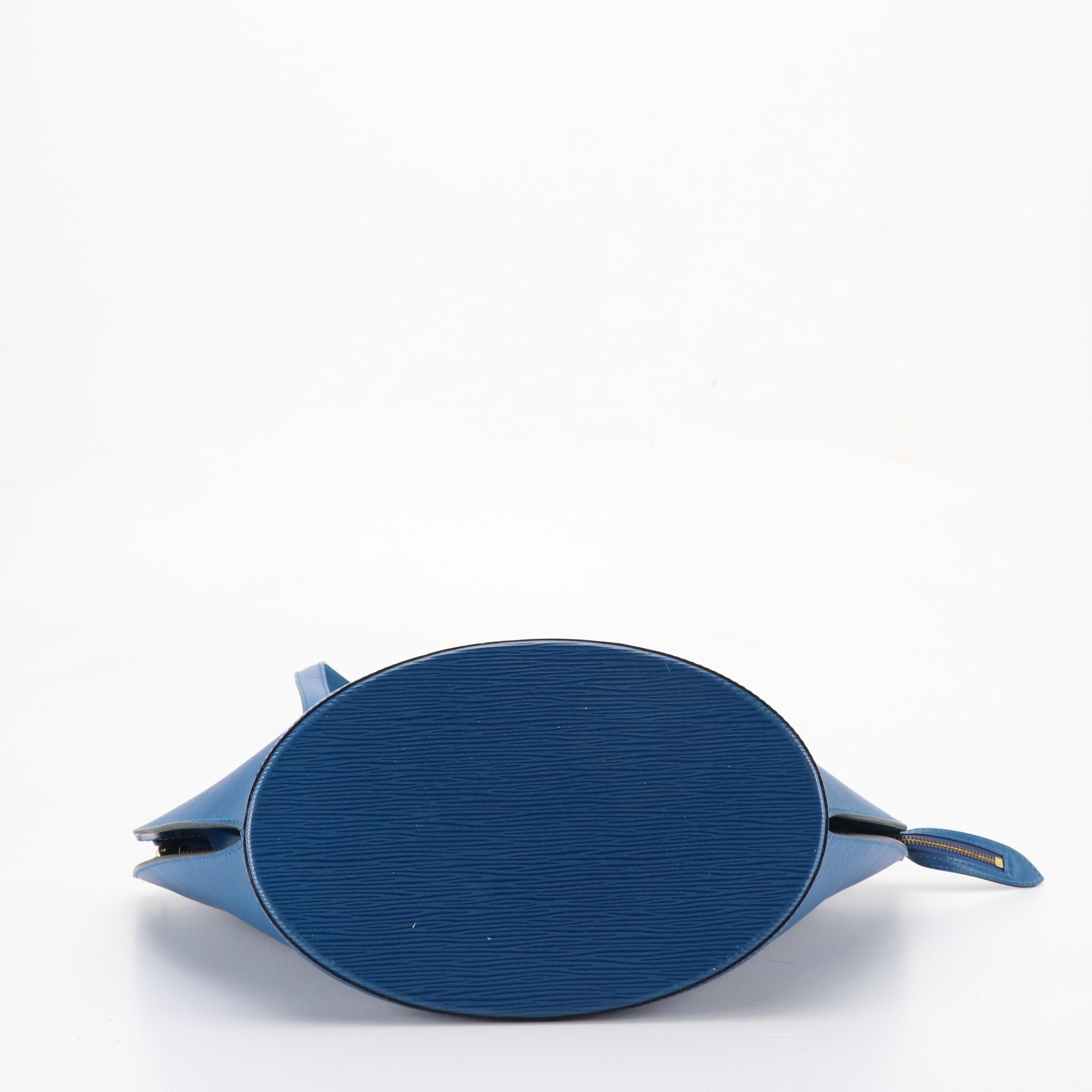 Louis Vuitton Saint Jacques GM in Toledo Blue Epi/Smooth Leather