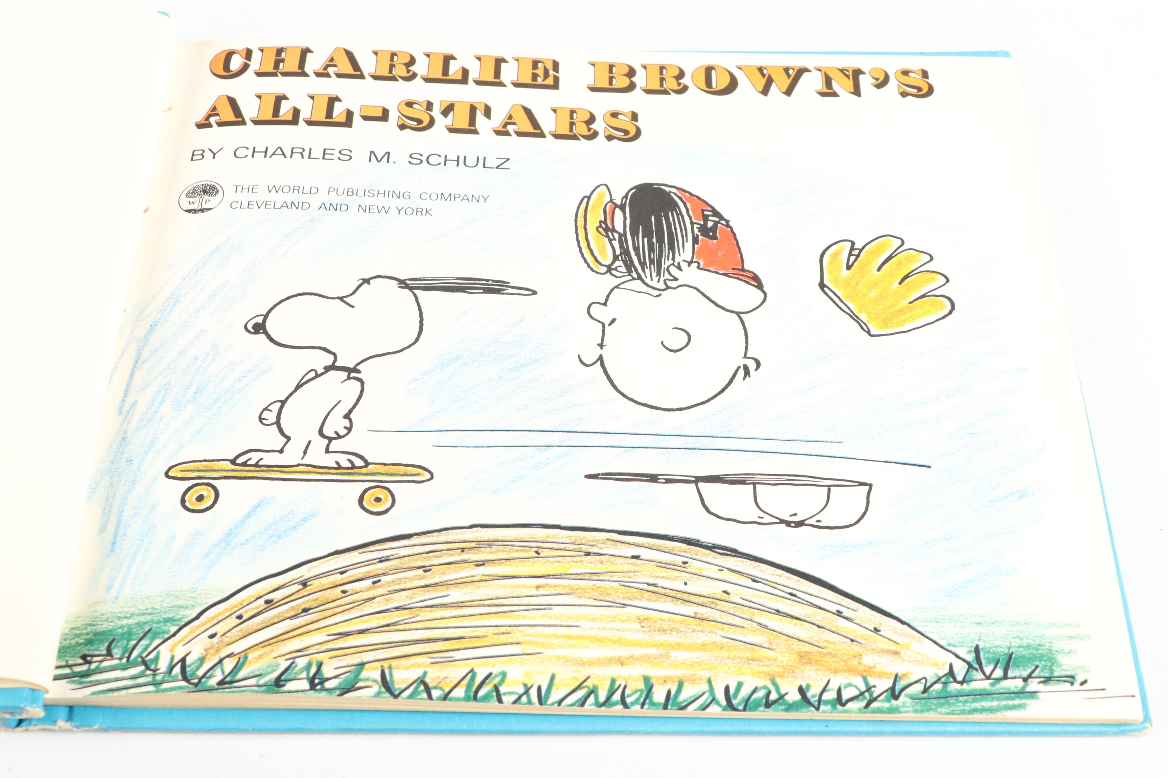 First Edition "Charlie Brown's All Stars" and More Peanuts Books, 1960s
