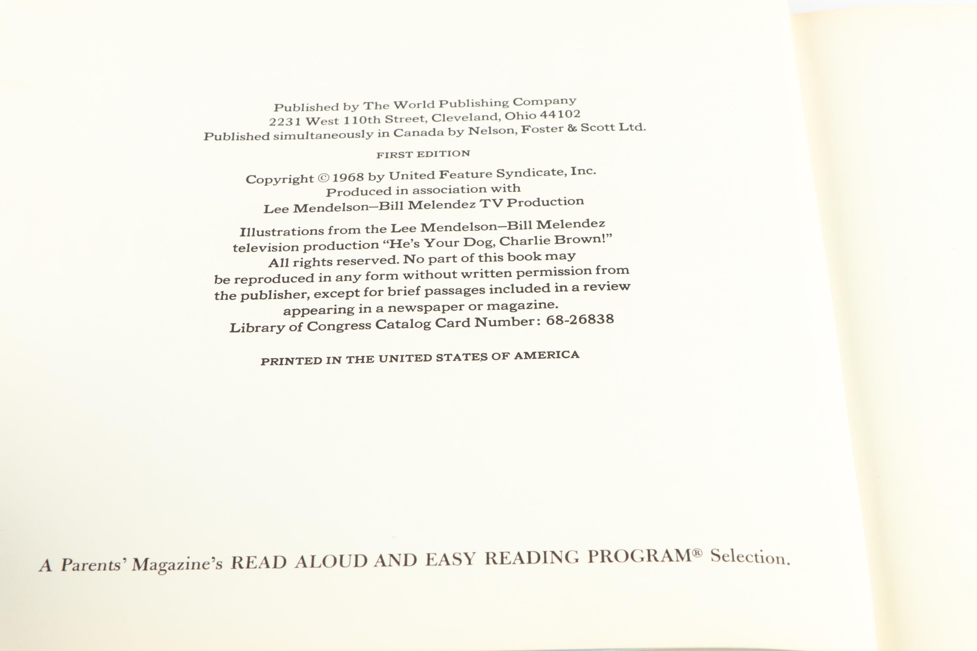 First Edition "Charlie Brown's All Stars" and More Peanuts Books, 1960s