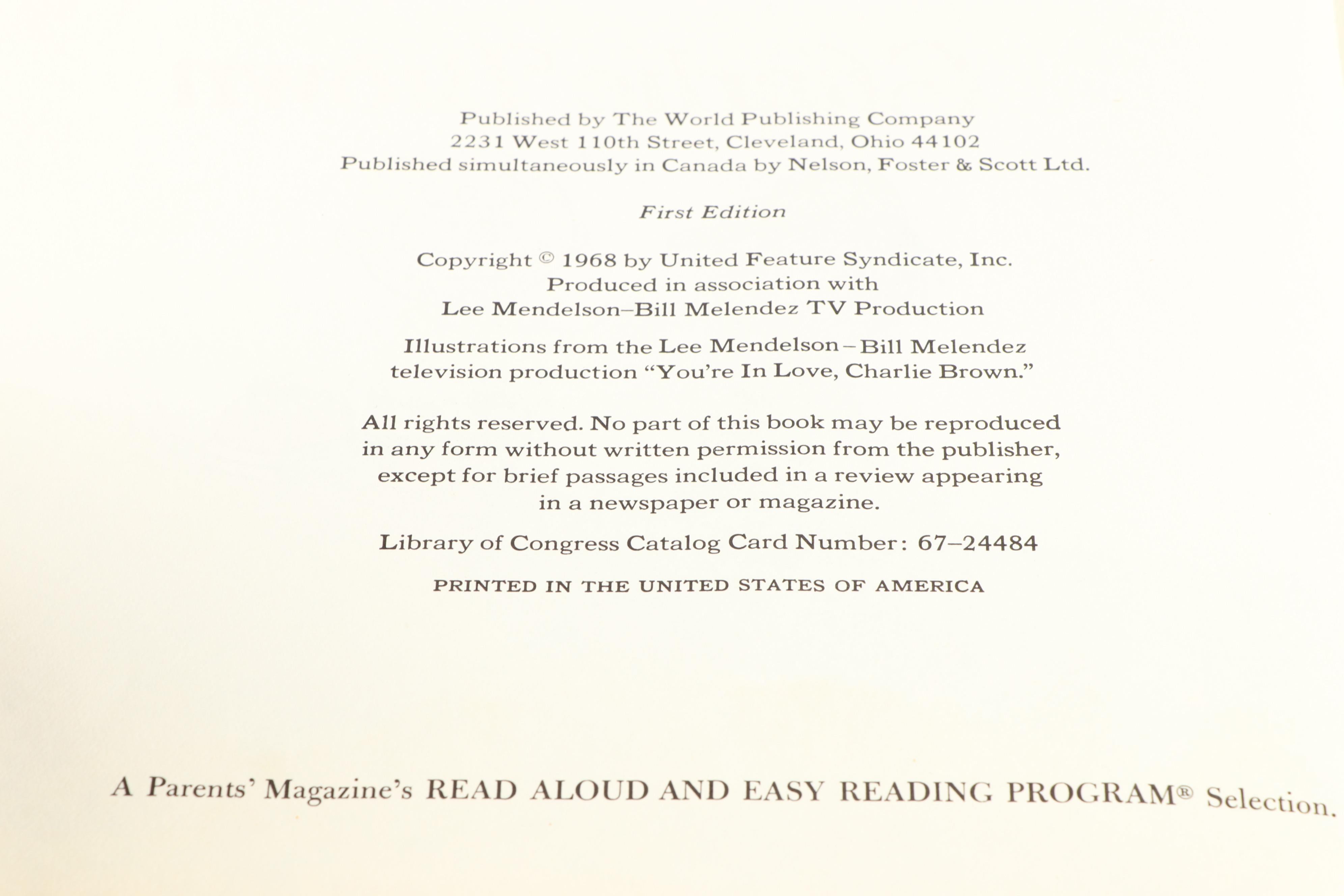 First Edition "Charlie Brown's All Stars" and More Peanuts Books, 1960s