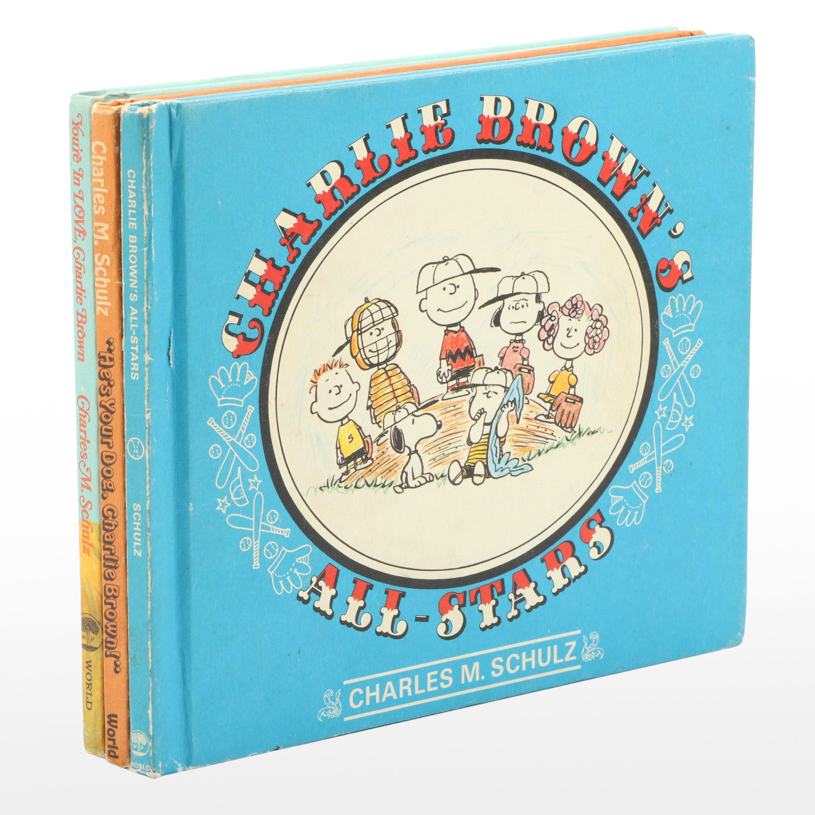 First Edition "Charlie Brown's All Stars" and More Peanuts Books, 1960s